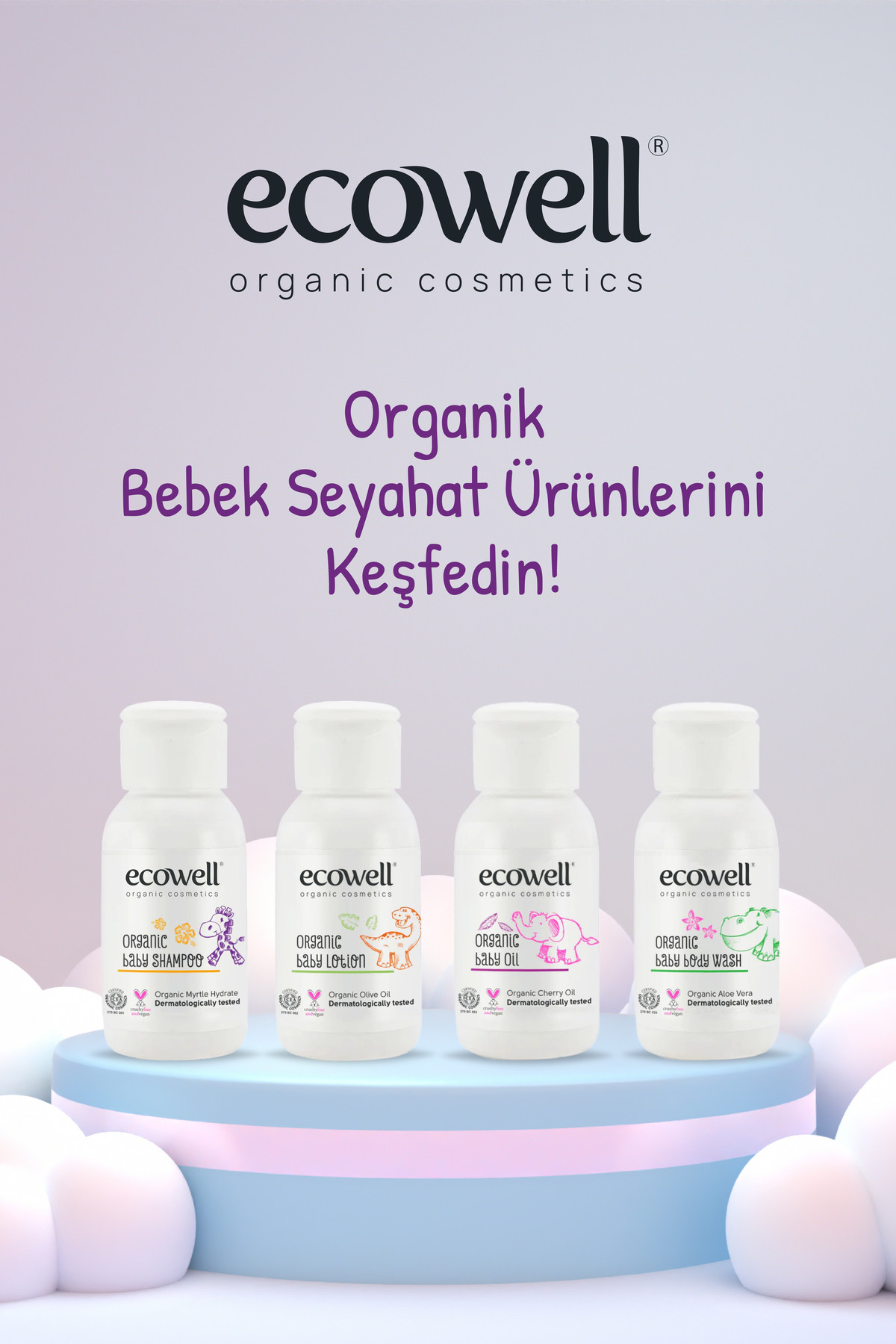 Ecowell Organik Bebek Sabunu - Seyahat Boy (50 ml) fotoğrafı 4 (önizleme)