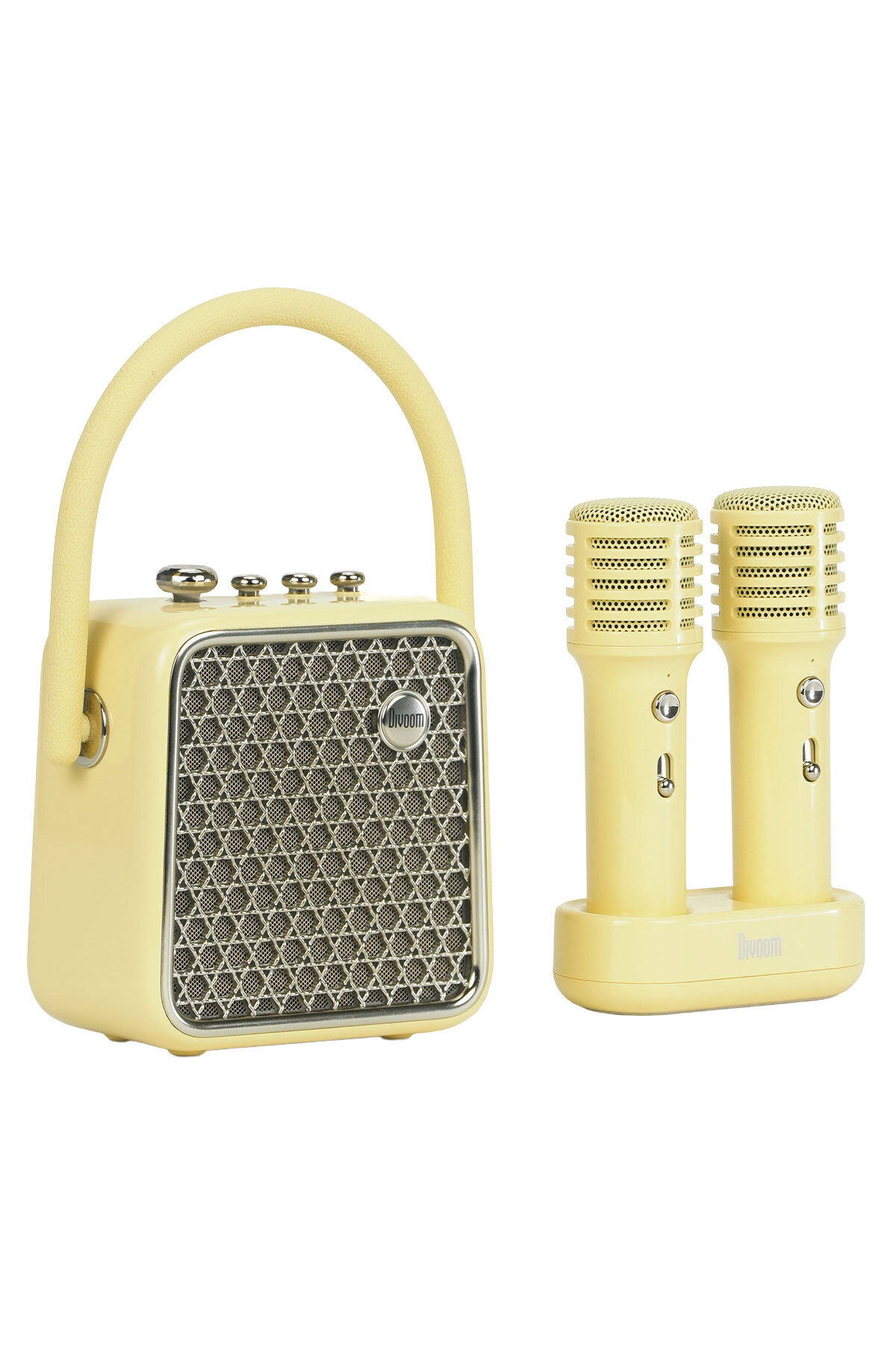 SongBird-SE Yellow Dual Microphone 18W Bluetooth Speaker
