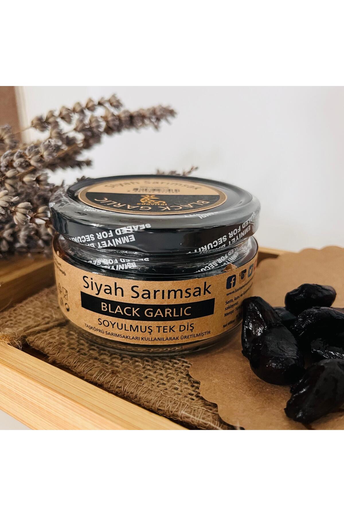 Edovital Siyah Sarımsak Soyulmuş Tek Diş 120 Gram (1 Adet)