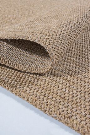 Colore Home Kaymaz Taban Dekoratif Bej Jüt Halı Jüt Kilim Yıkanabilir Sisal K...