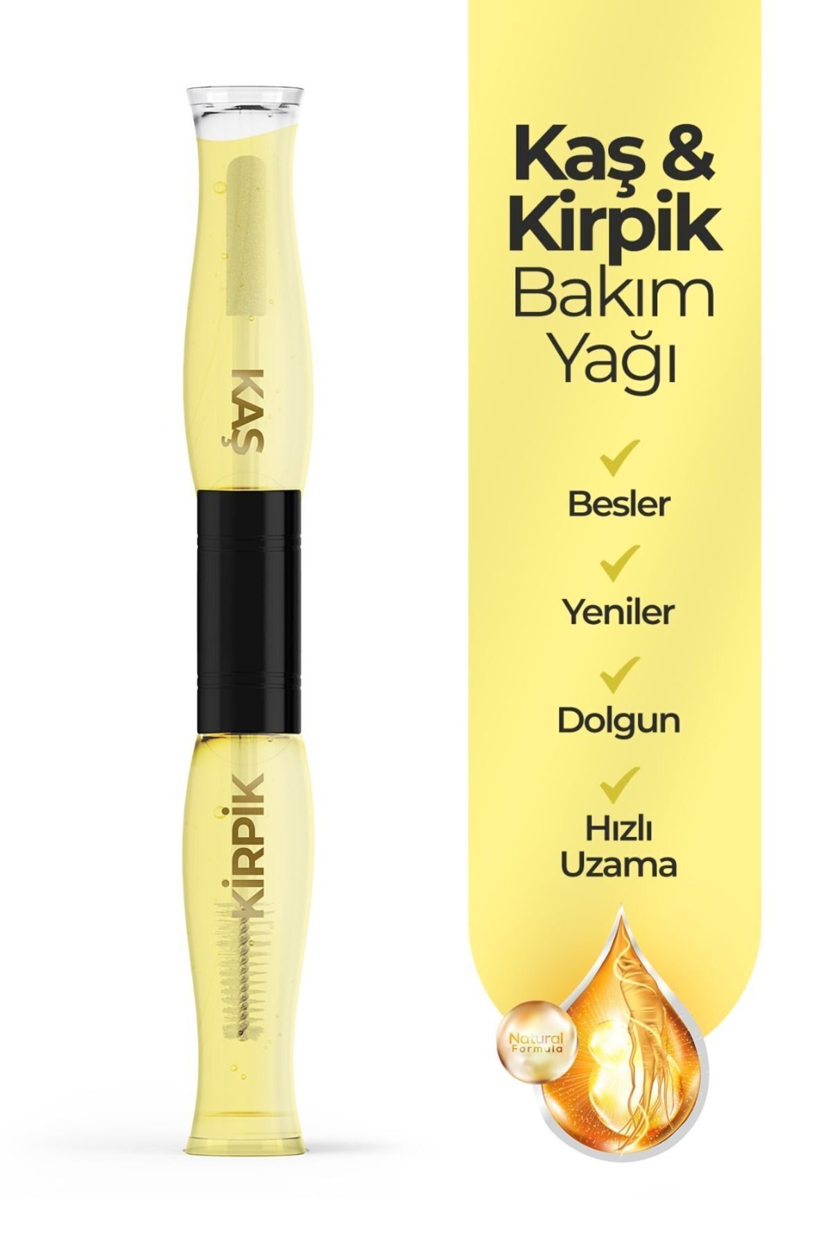 سرم مراقبت از ابرو و مژه، حاوی کراتین، ویتامین E و روغن‌های طبیعی، 20 میلی‌لیتر — KKSV1 — تصویر 5 از 5