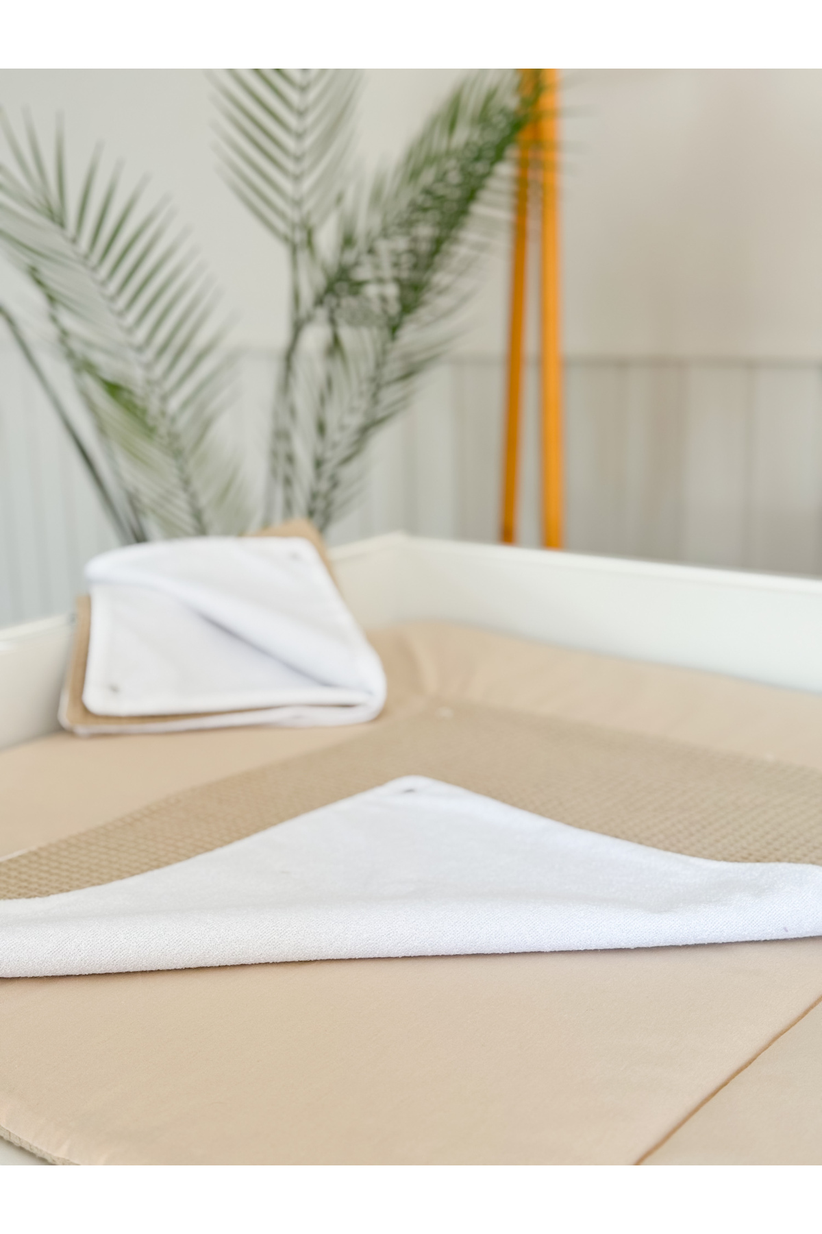 Pastelya Bebek Alt Açma Seti, Su Geçirmez Değiştirebilir Ped, Alt Açma Minderi fotoğrafı 5 (önizleme)