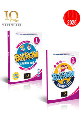 IQ YAYINLARI 1. Sınıf BİLSEM Hazırlık Tüm Dersler Soru Bankası ve Deneme Seti...