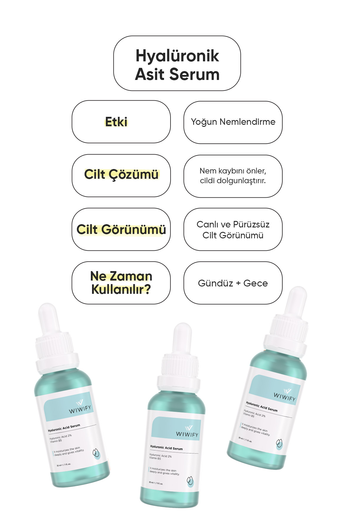 Yoğun Nemlendirici ve Onarıcı Hyaluronic Acid Serum (Hyaluronic Acid 2% + Vitamin B5) — 107 — تصویر 7 از 7