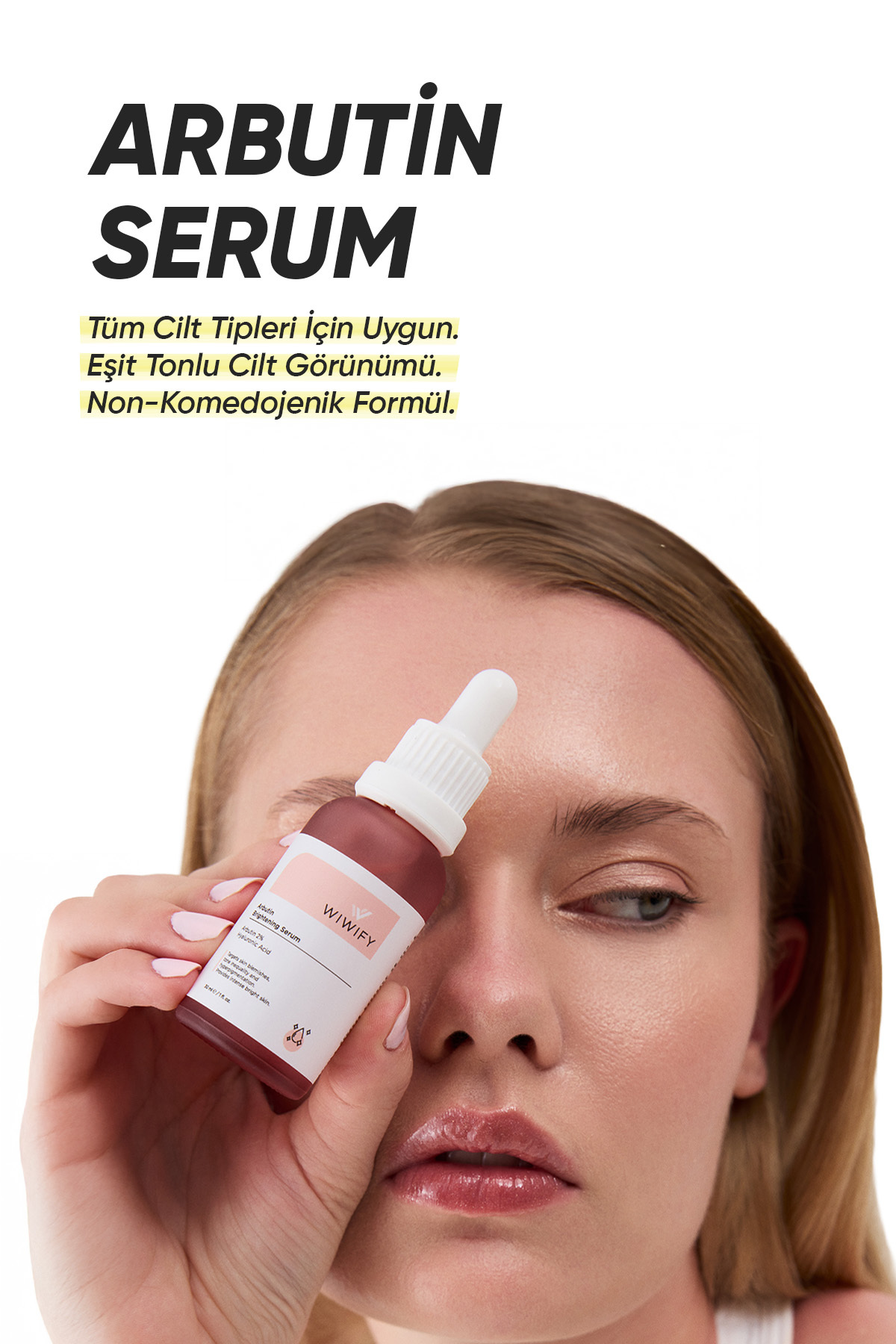 Leke Karşıtı, Cilt Tonu Eşitleyici, Aydınlatıcı Arbutin Serum (Arbutin 2% + Hyaluronic Acid) — 108 — تصویر 5 از 7