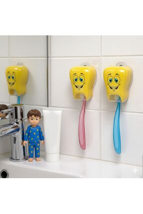 alpikom HİJYENİK VE PRATİK FİGÜRLÜ DİŞ FIRÇASI SAKLAMA KUTUSU 2 Lİ