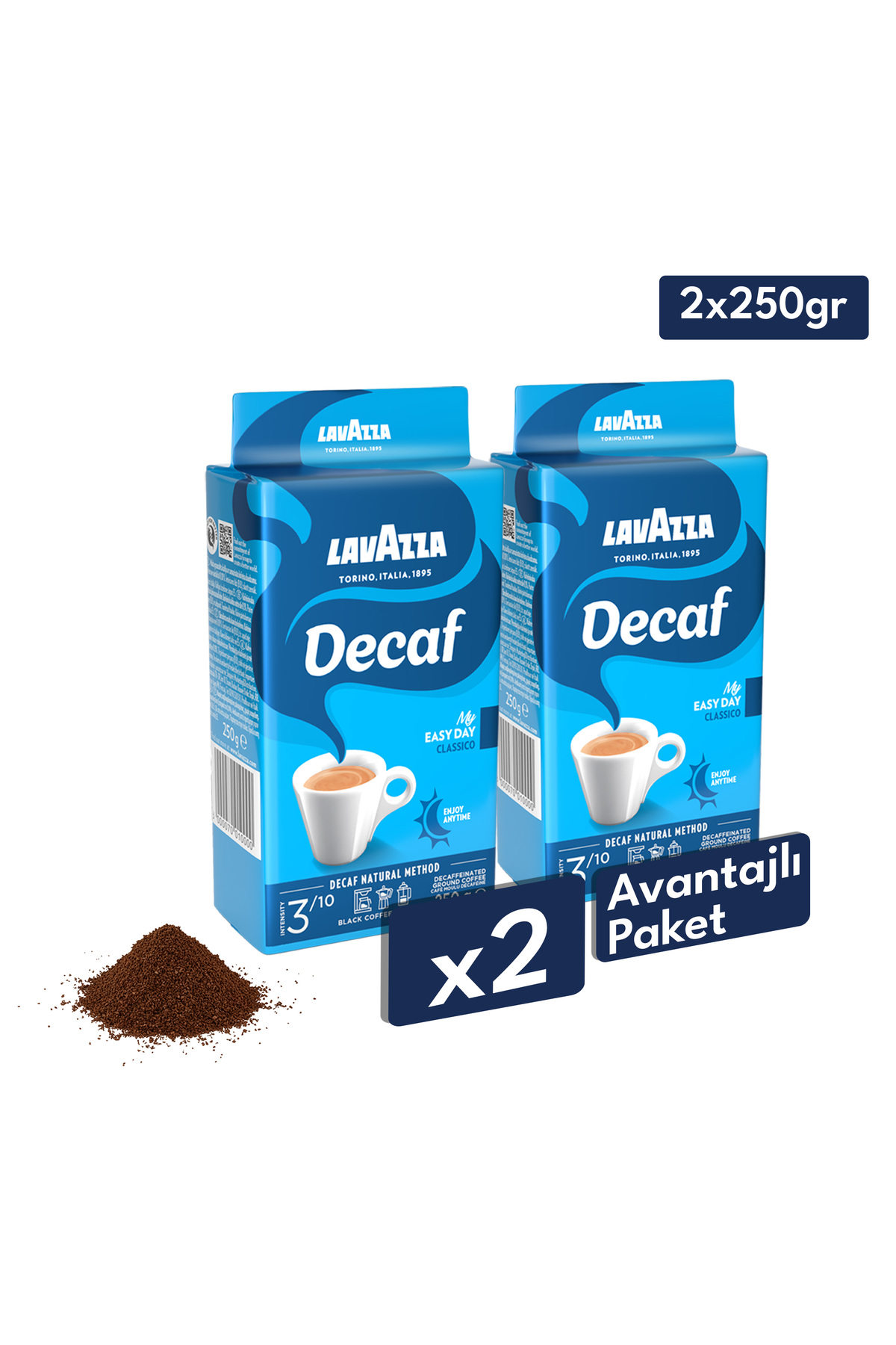 LavAzza Decaf My Easy Day Classico Filtre Kahve (250gr) x2