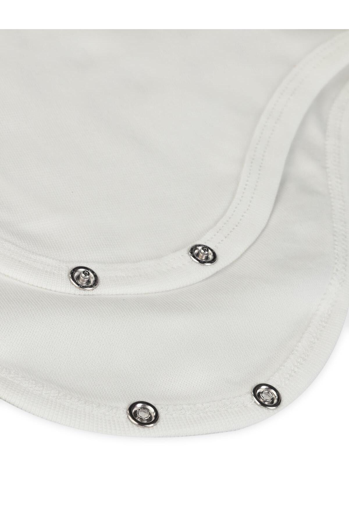 Civil Baby Organik 5 li Sıfır Kol 1-3 yaş Çıtçıtlı Badi - Ekru fotoğrafı 4 (önizleme)