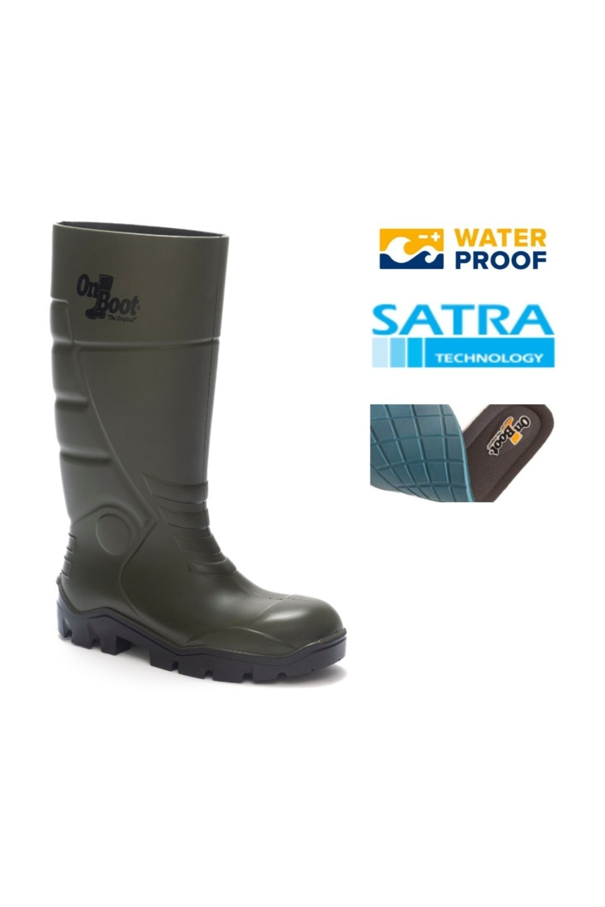 ON BOOT  Onboot Uzun Soğuk Sıcak Geçirmez,su Geçirmez Kaymaz Tabanlı Iş Av Ve Yağmur Çizmesi 1001 - Görsel 4