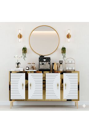 YUMEDİ DESİGN KA1207BG - KEREM KONSOL, TV SEHPASI, ÇOK AMAÇLI DOLAP ve KAHVE ...