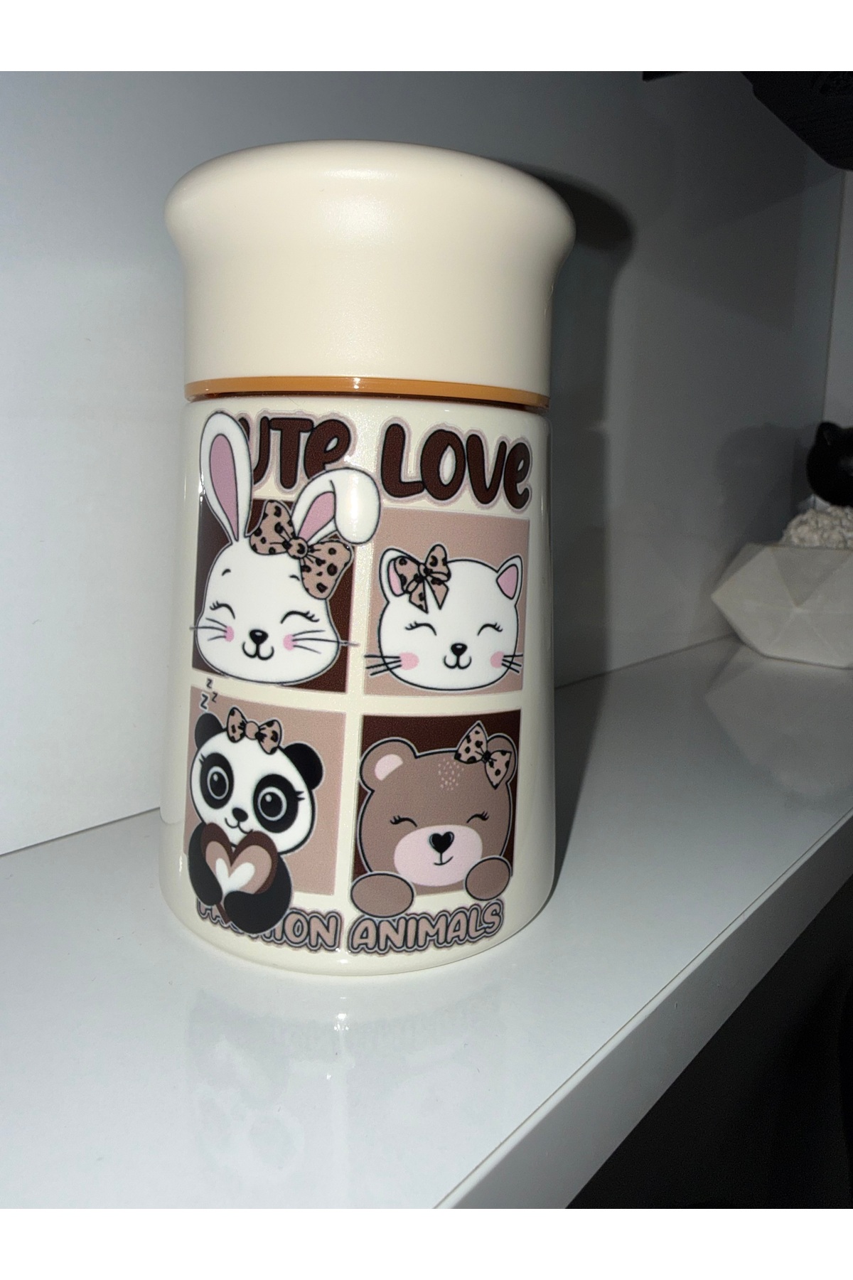 HOPEFUL DESİGN HOPEFUL DESİNGN Desenli 280ML Bebek Mama Saklama Termosu Paslanmaz Çelik Termos fotoğrafı 5 (önizleme)