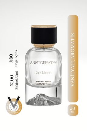 Aristokrates Goddess Kadın Extrait de Parfüm 50 ML |Vanilyalı, Aromatik| Vani...