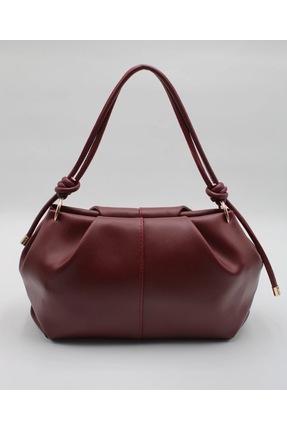 OZ&BU DÜĞÜM DETAYLI SUNİ DERİ EL VE OMUZ ÇANTASI