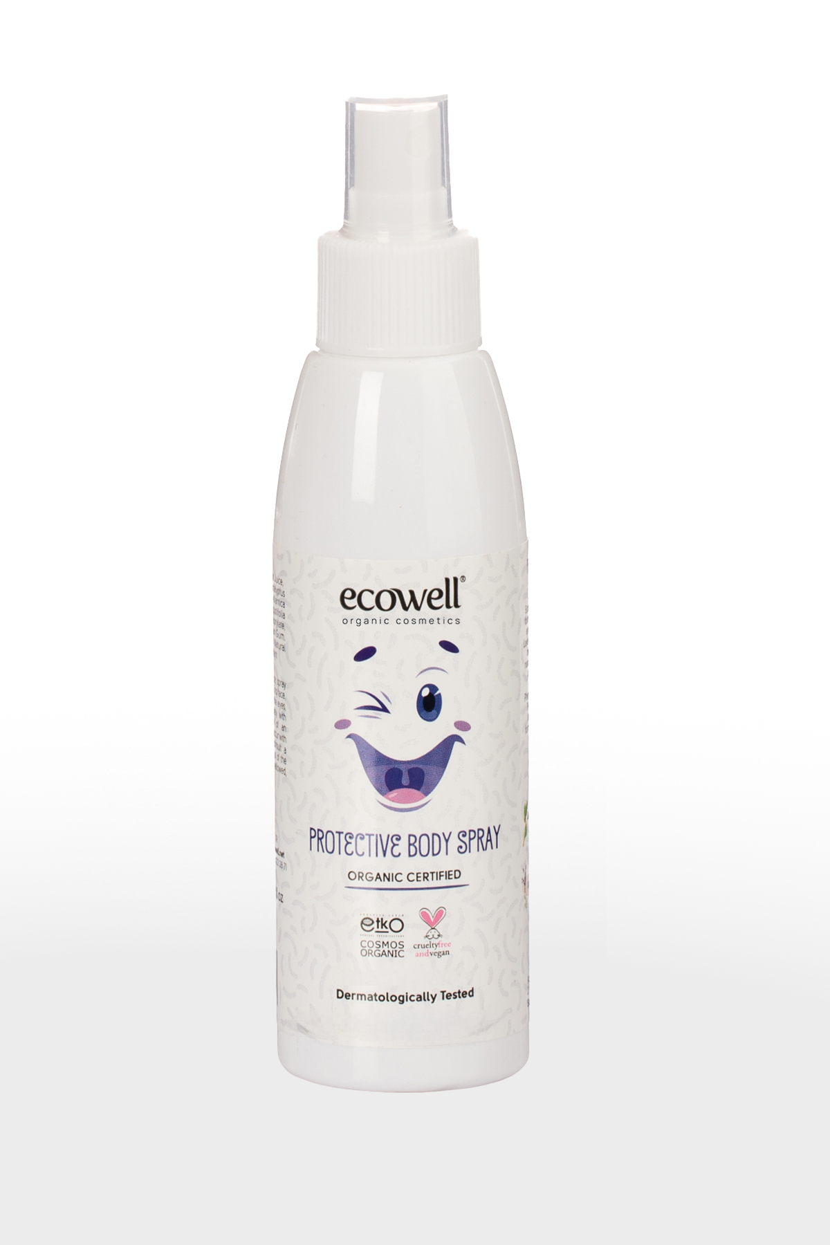Ecowell Organik Bebek Koruyucu Sprey, Vegan, Yüz & Vücut, Lavanta, Limon, Okaliptus Yağı 125ml fotoğrafı 2 (önizleme)