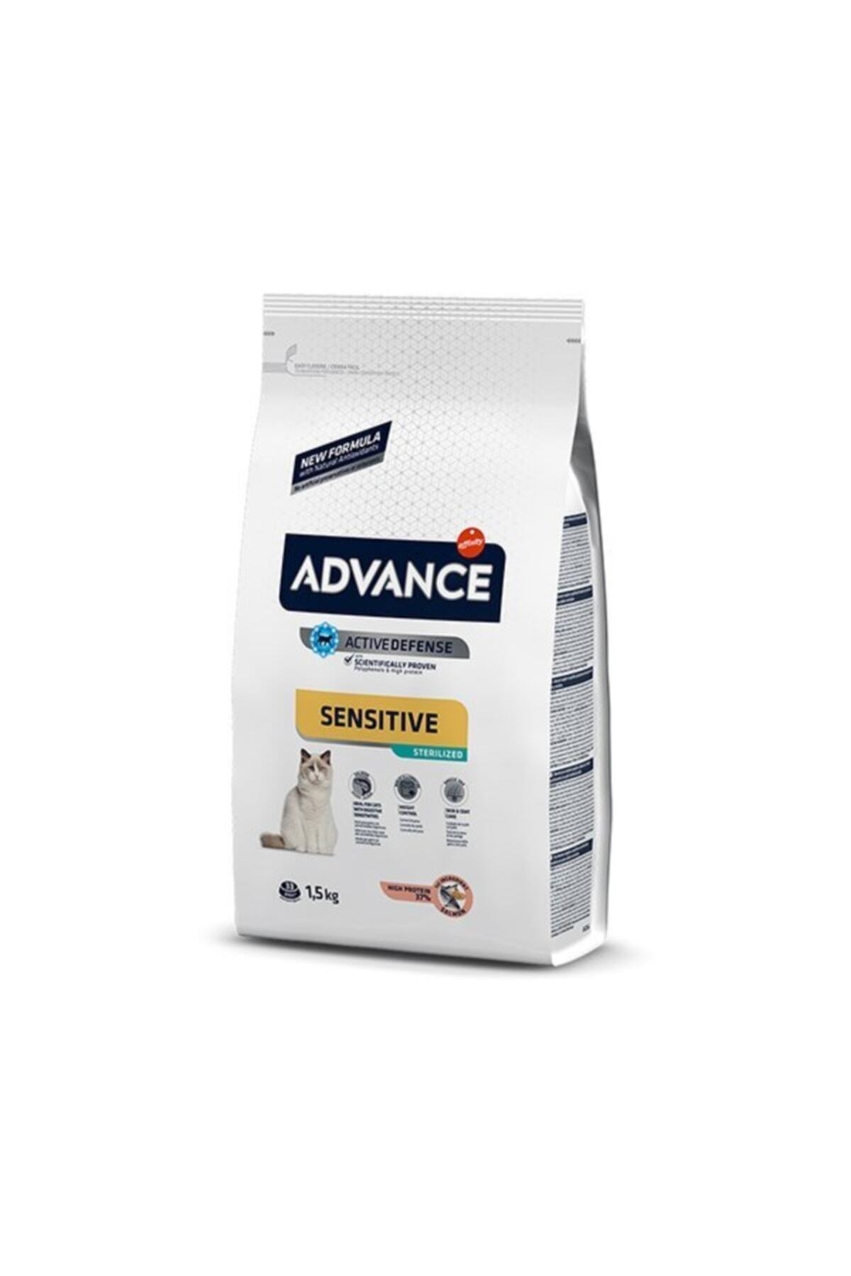 Advance Sensitive Somonlu Kısırlaştırılmış Hassas Kedi Maması 1.5 Kg