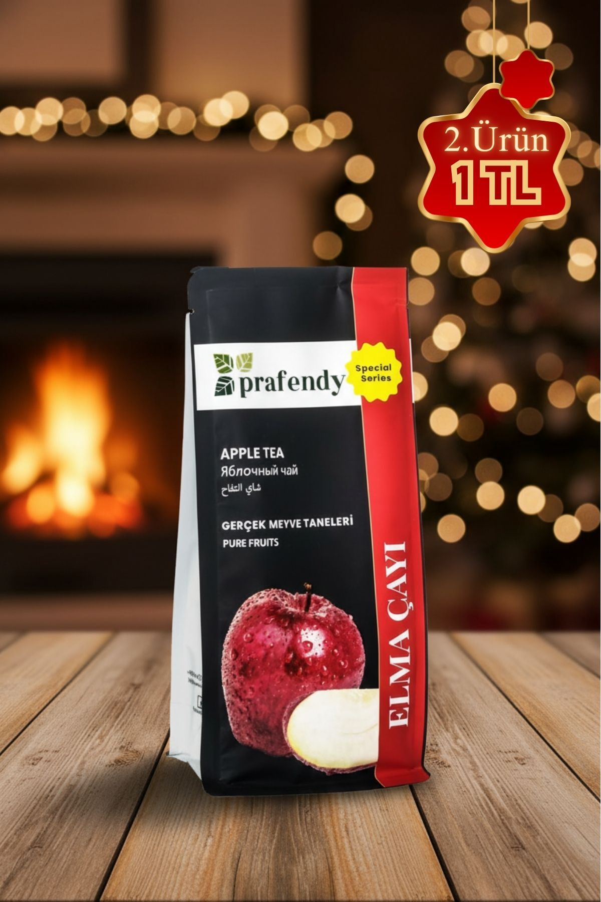 prafendy Elma Çayı 250g - Gerçek Meyve Taneli