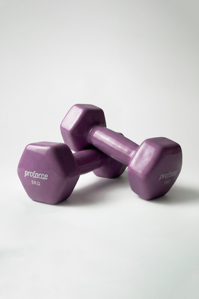 Proforce Vdb Dışı Vinil Kaplı İçi Çelik Döküm Ağırlık Tek Adet Dambıl 5 Kg