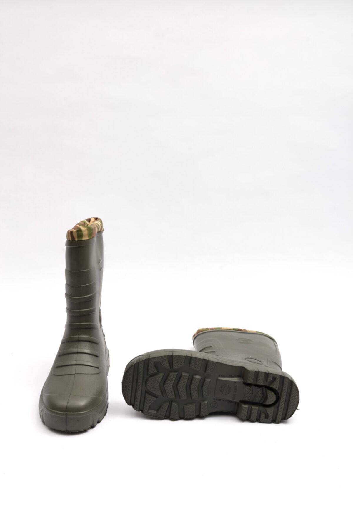 Gezer  Kışlık Erkek Çoraplı Kısa Fır Çizme - Görsel 5