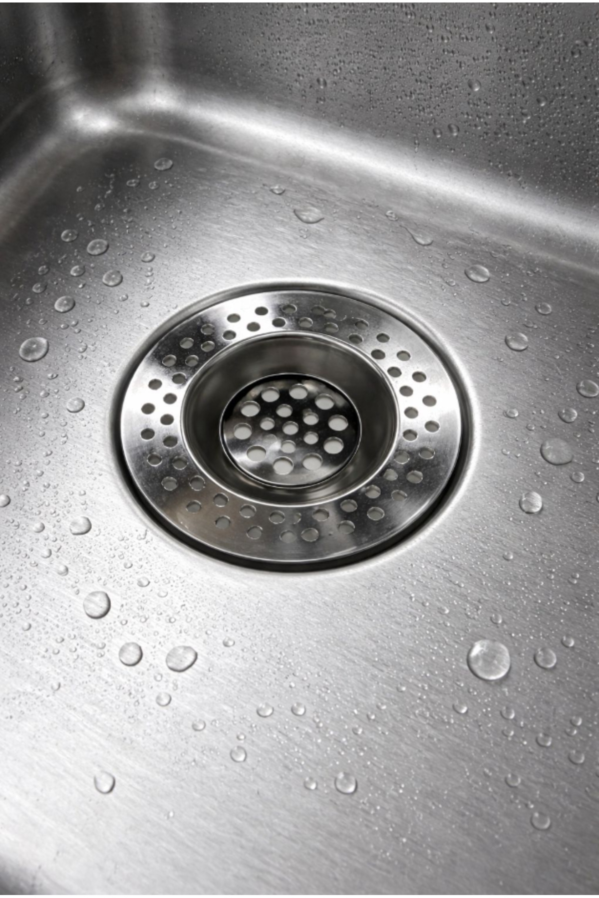 AYGÖREN HOME Büyük Boy Paslanmaz Çelik Lavabo Süzgeci- Evye Süzgeci