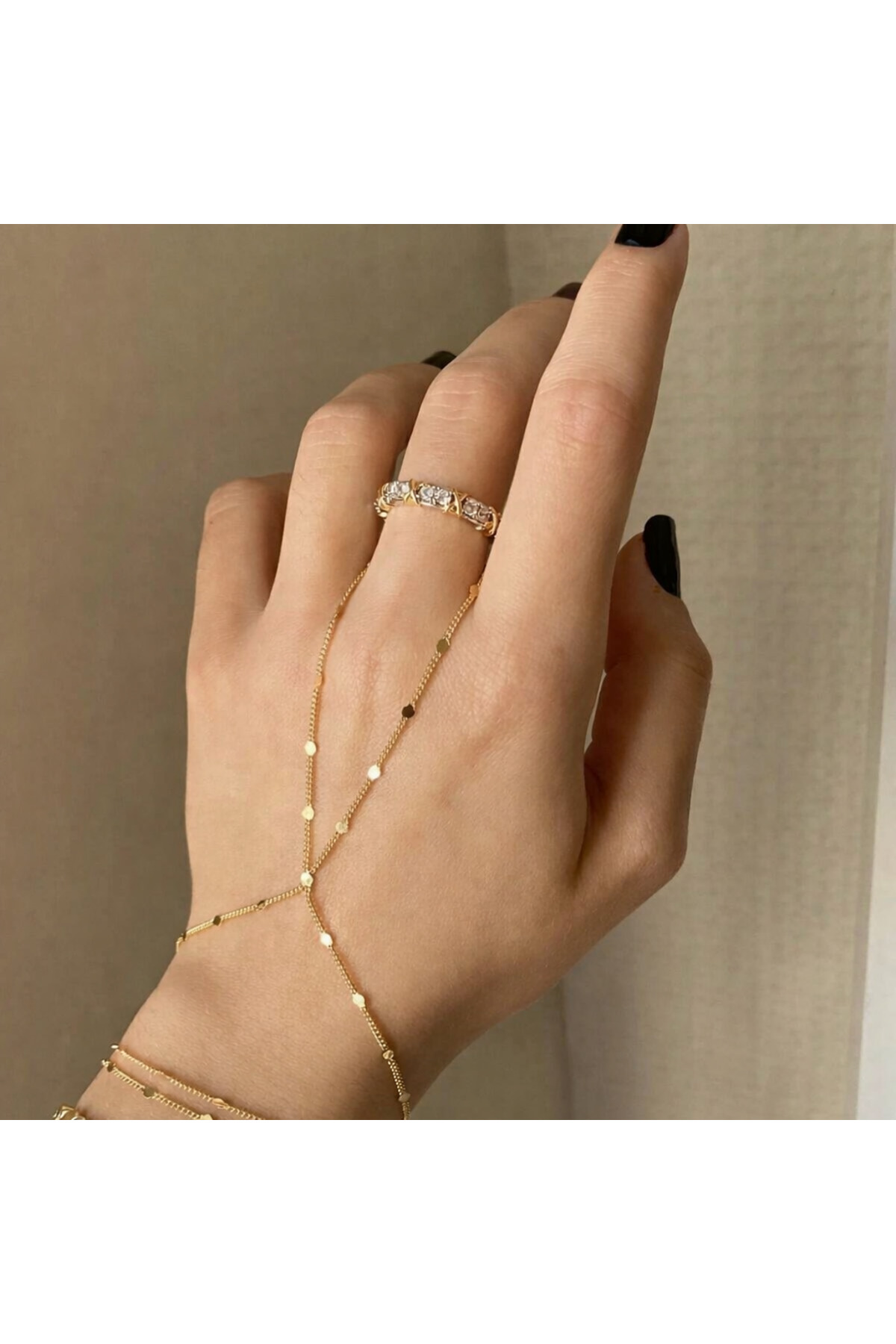 monalisatoka Kadın Gold Pullu Şahmeran Bileklik