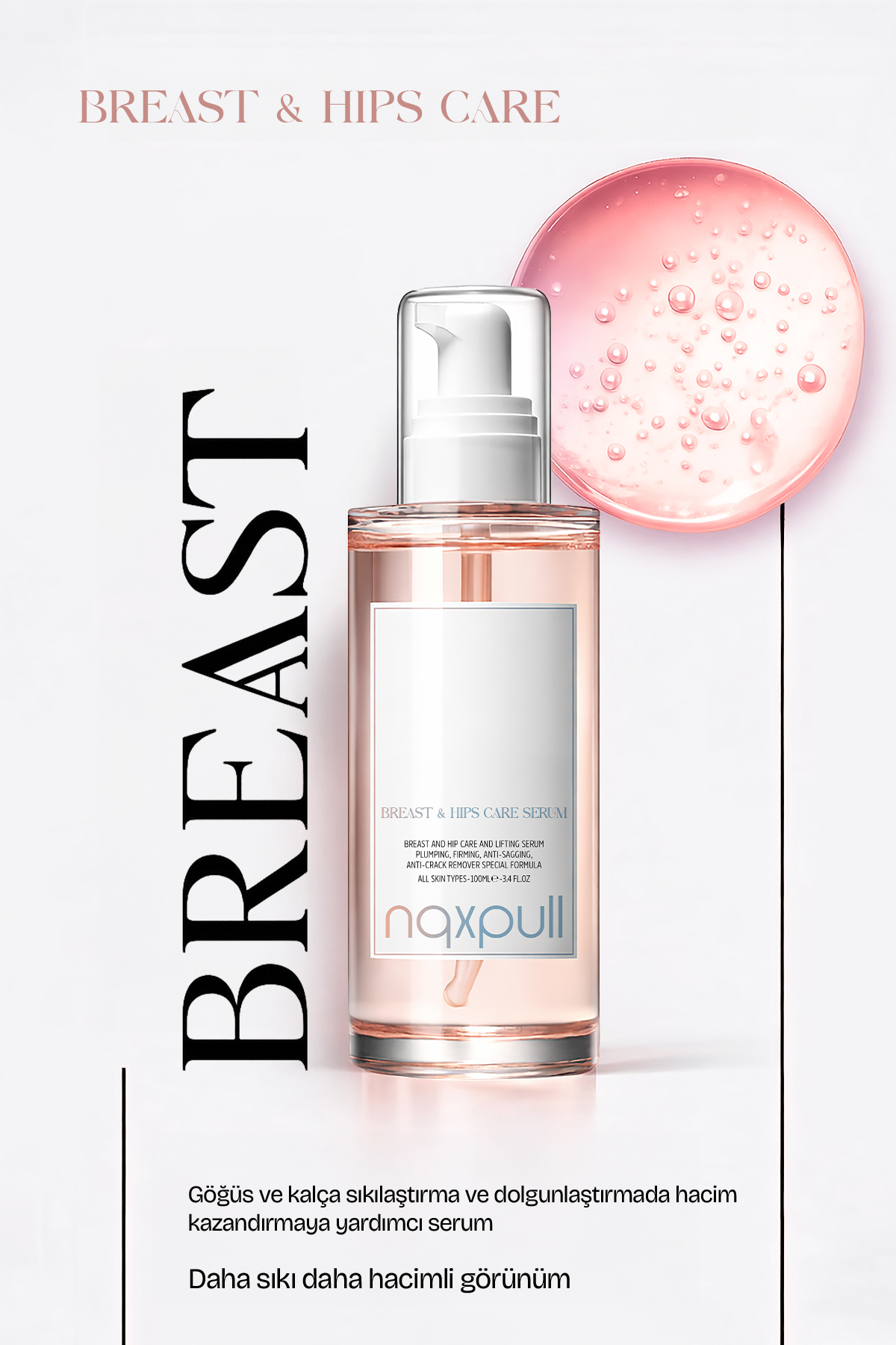NQX PULL Göğüs & Kalça Toparlayıcı Dikleştirme Yardımcı Serum Sıkı Görünüm — jk54