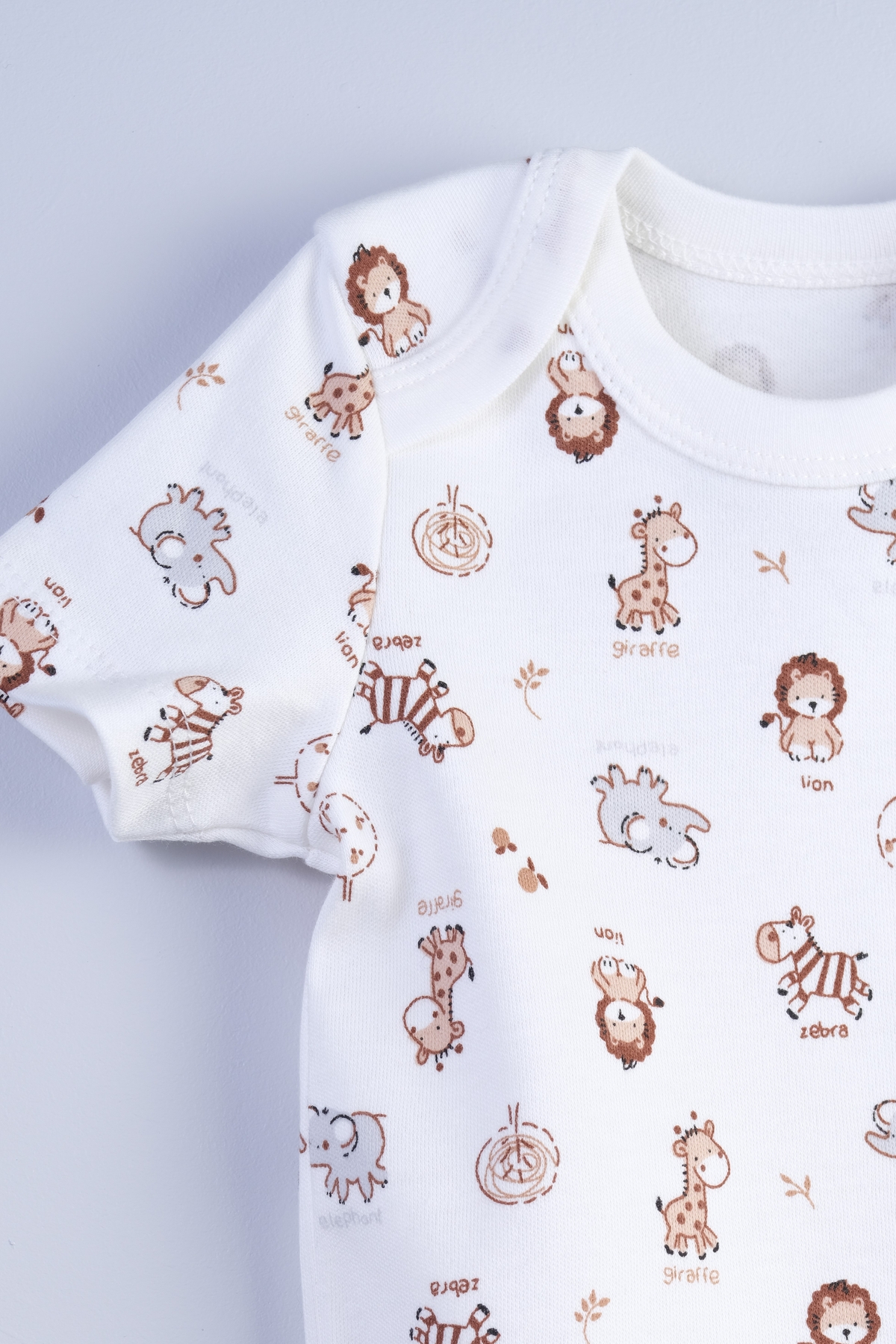 Bondberro Yenidoğan ve Bebek Zarf Yaka Zıbın % 100 Pamuklu fotoğrafı 3 (önizleme)