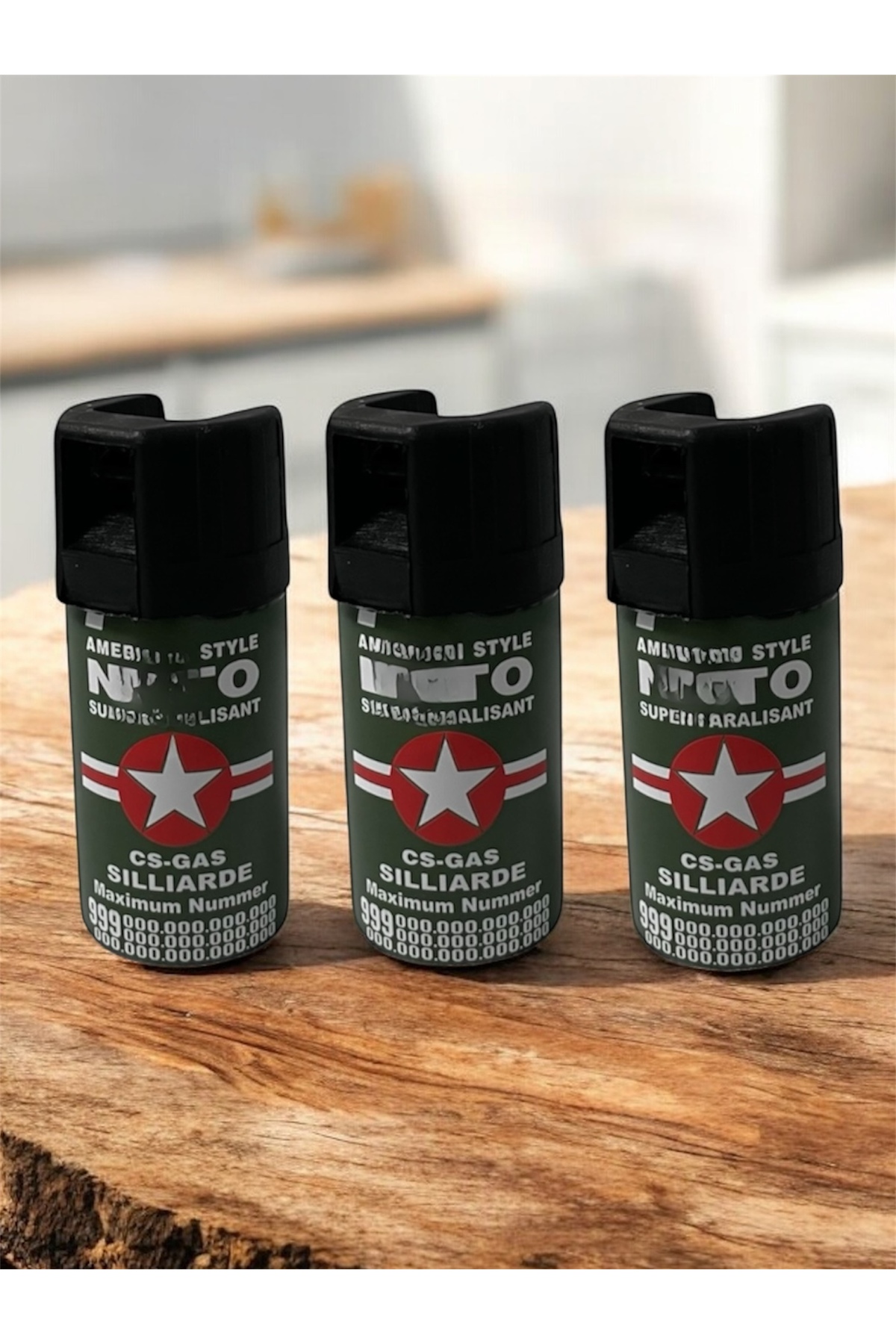 VEX Outdoor 3 ADET Biber.; ree Gazıııı 3x40ml (SKT 2030)