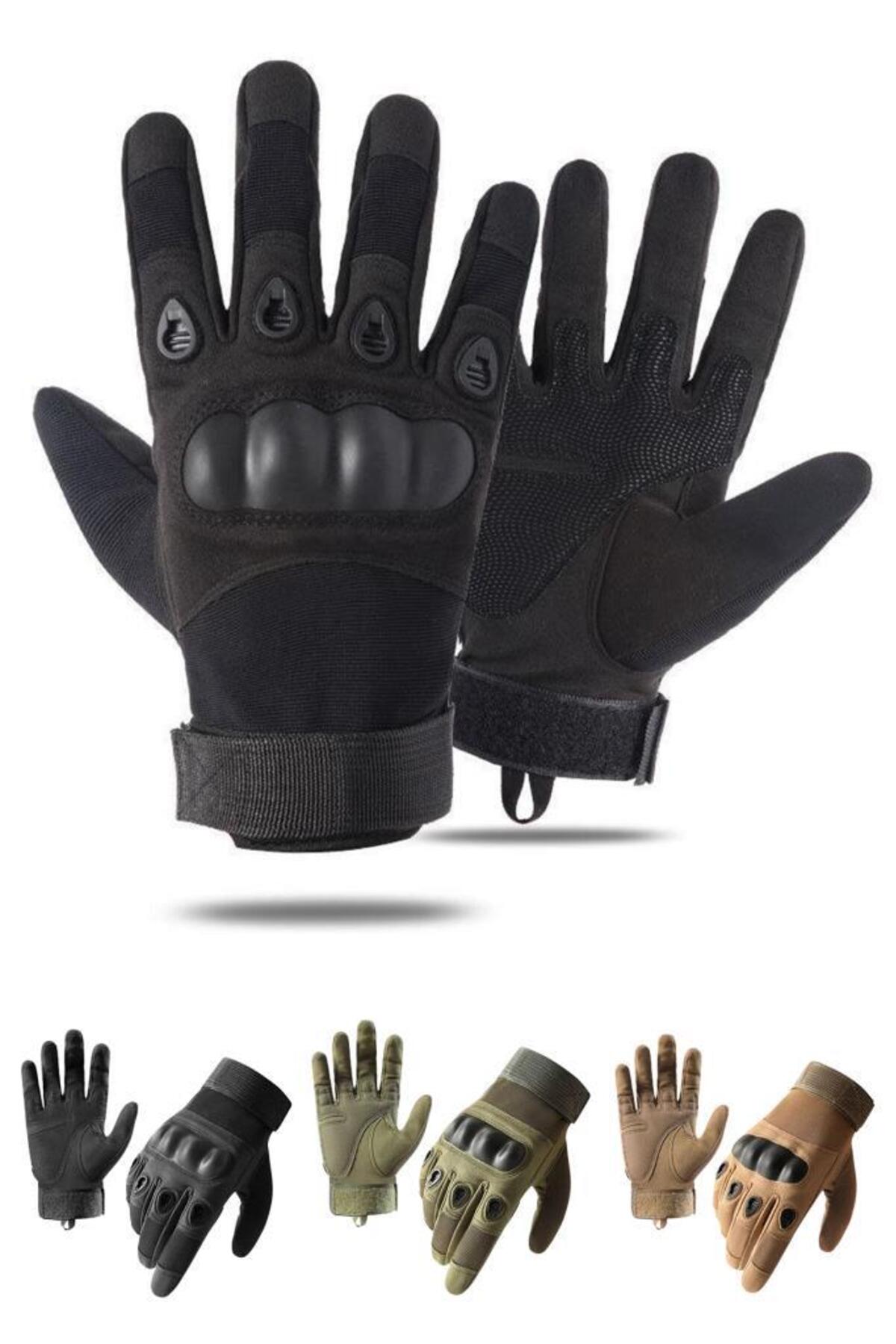 Genel Markalar Siyah Uzun Parmak Tactical Pilot Eldiven SİYAH XL