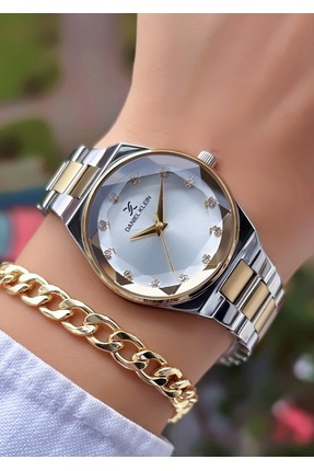 Daniel Klein Orijinal Garantili Çelik Kordon Gold Gümüş Renk Kadın Kol Saati ...