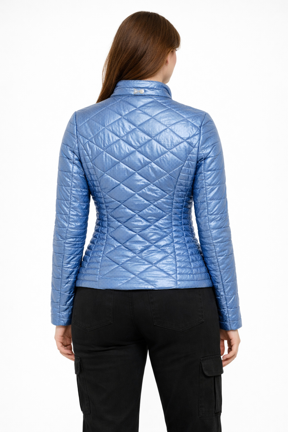 Guess  New Vona Slim Fit Dik Yaka Mont W4RL02WFWM0-24k - Görsel 5