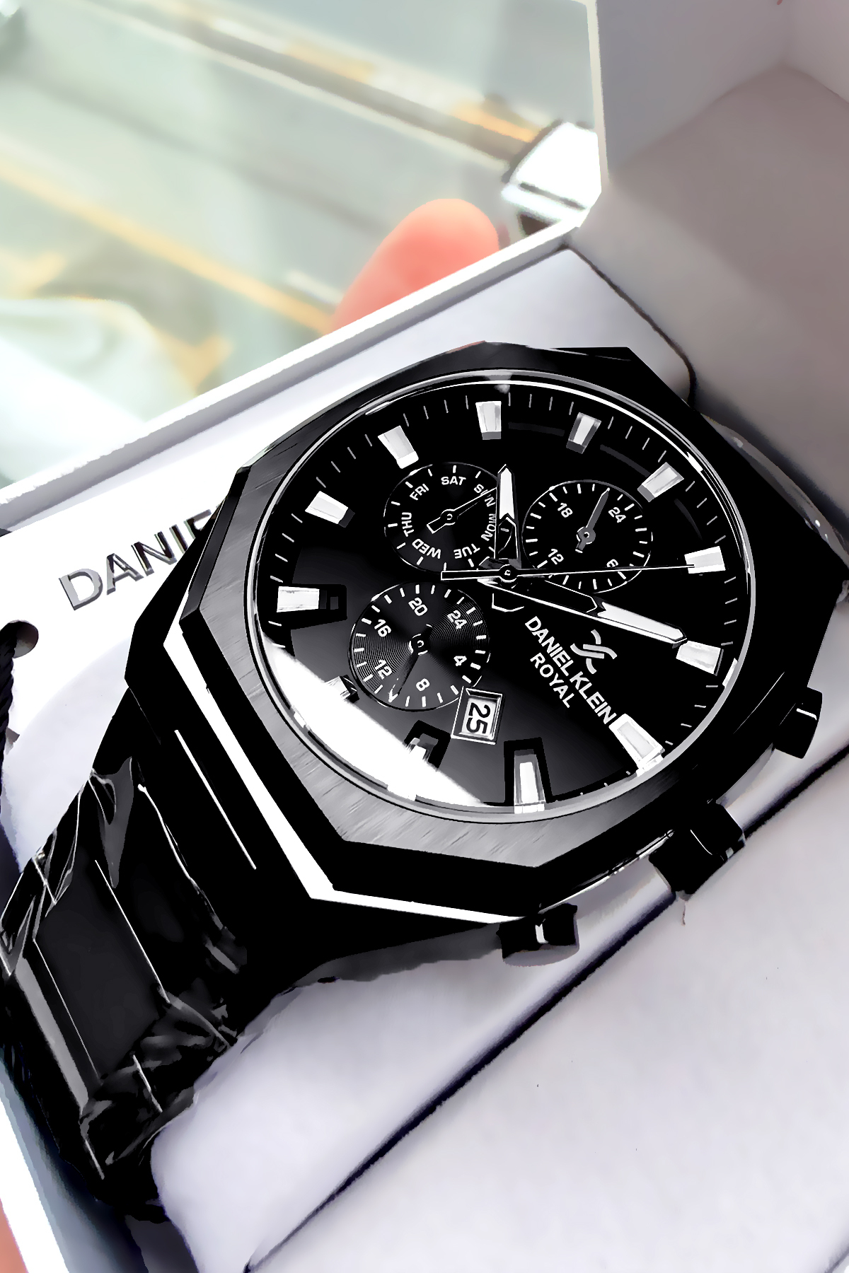 ساعت مچی مردانه اختصاصی عروس، ضدآب، نقرهای-طلایی، بند فولادی Dke2136C1