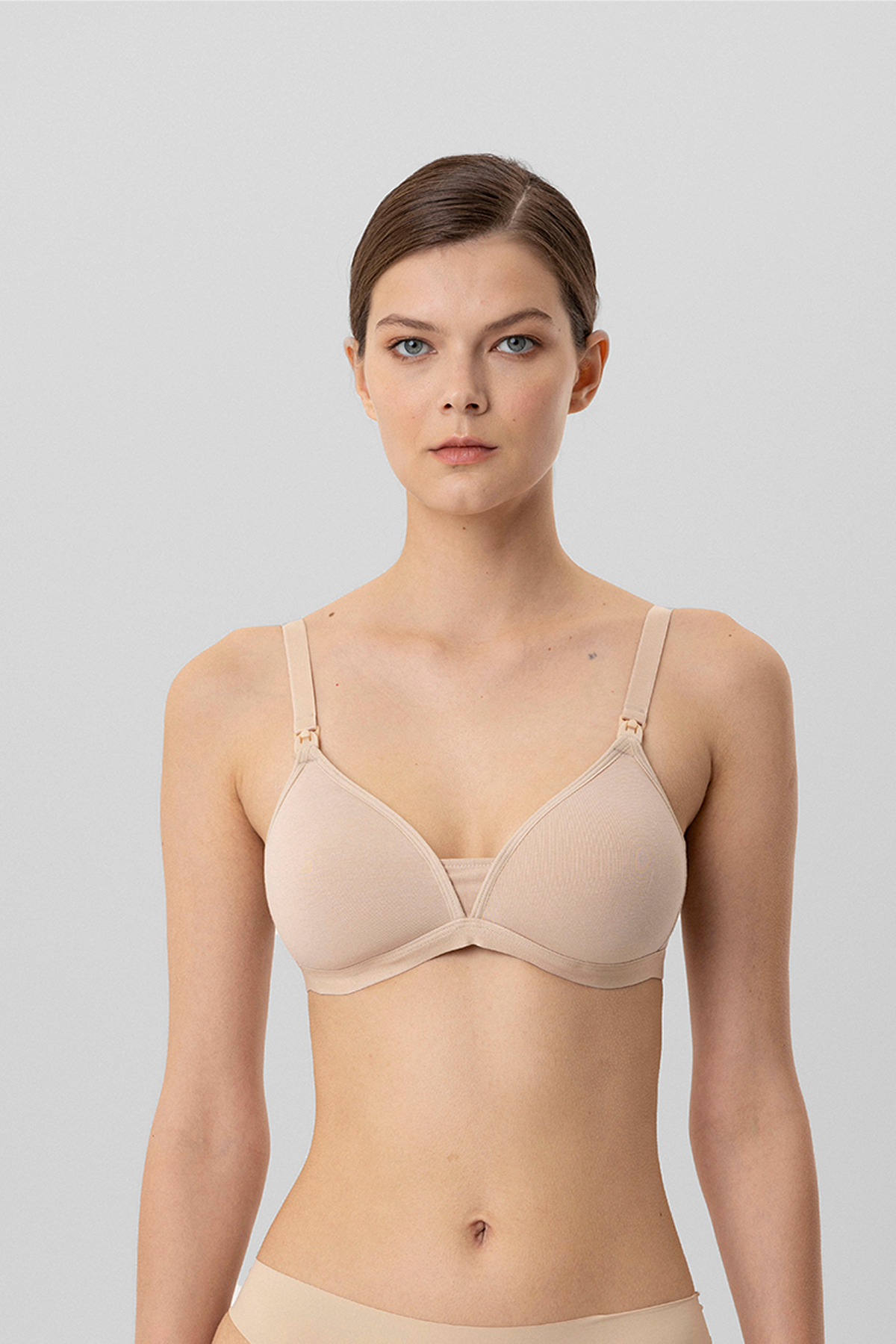 Pierre Cardin 2'li Ekonomik Paket Ten 6833 Balensiz Yumuşak Kaplı Pamuklu Kolay Açılabilen Emzirme Sütyen fotoğrafı 2 (önizleme)