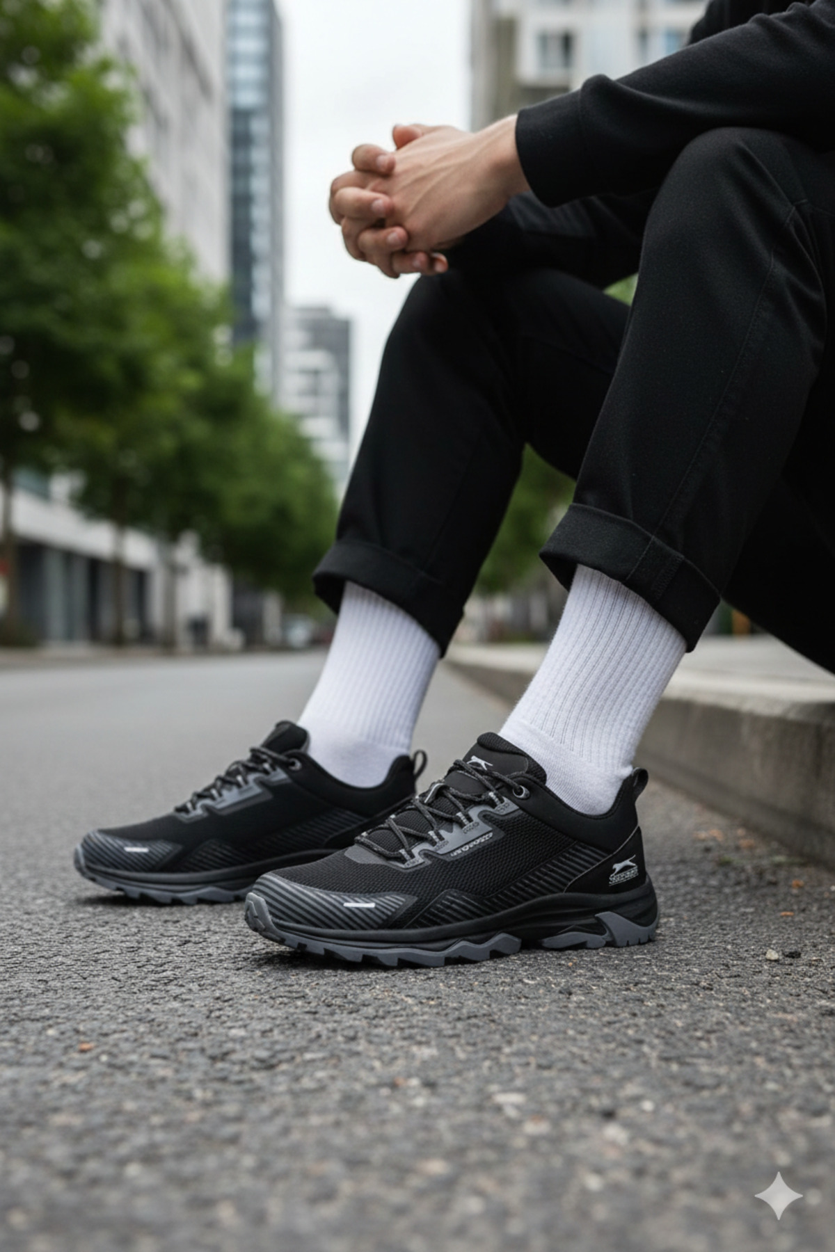 Slazenger Premium Seri İthl Outdoor Erkek Wp Su Geçirmez Ayakkabı Bot Siyah