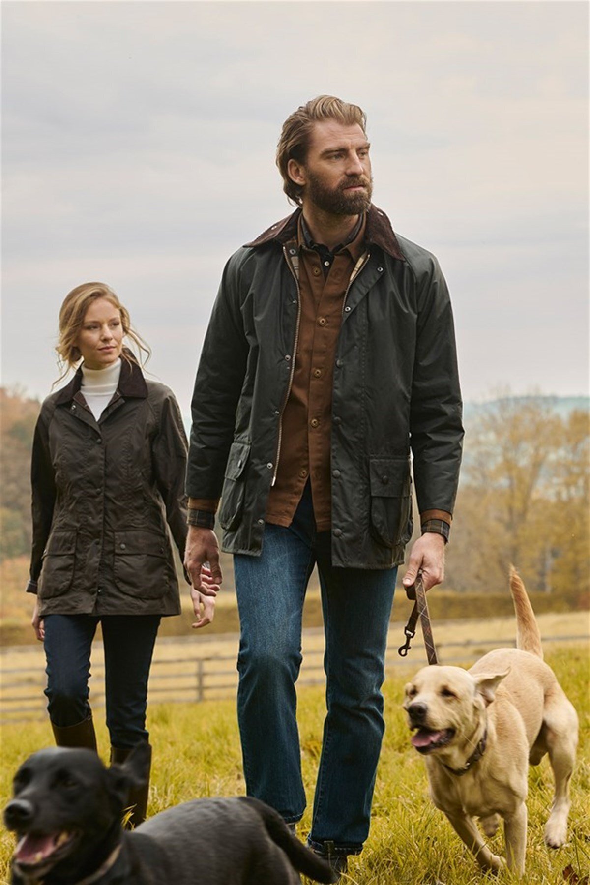 Barbour Beaufort Yağlı Ceket Sg91 Sage görsel 2