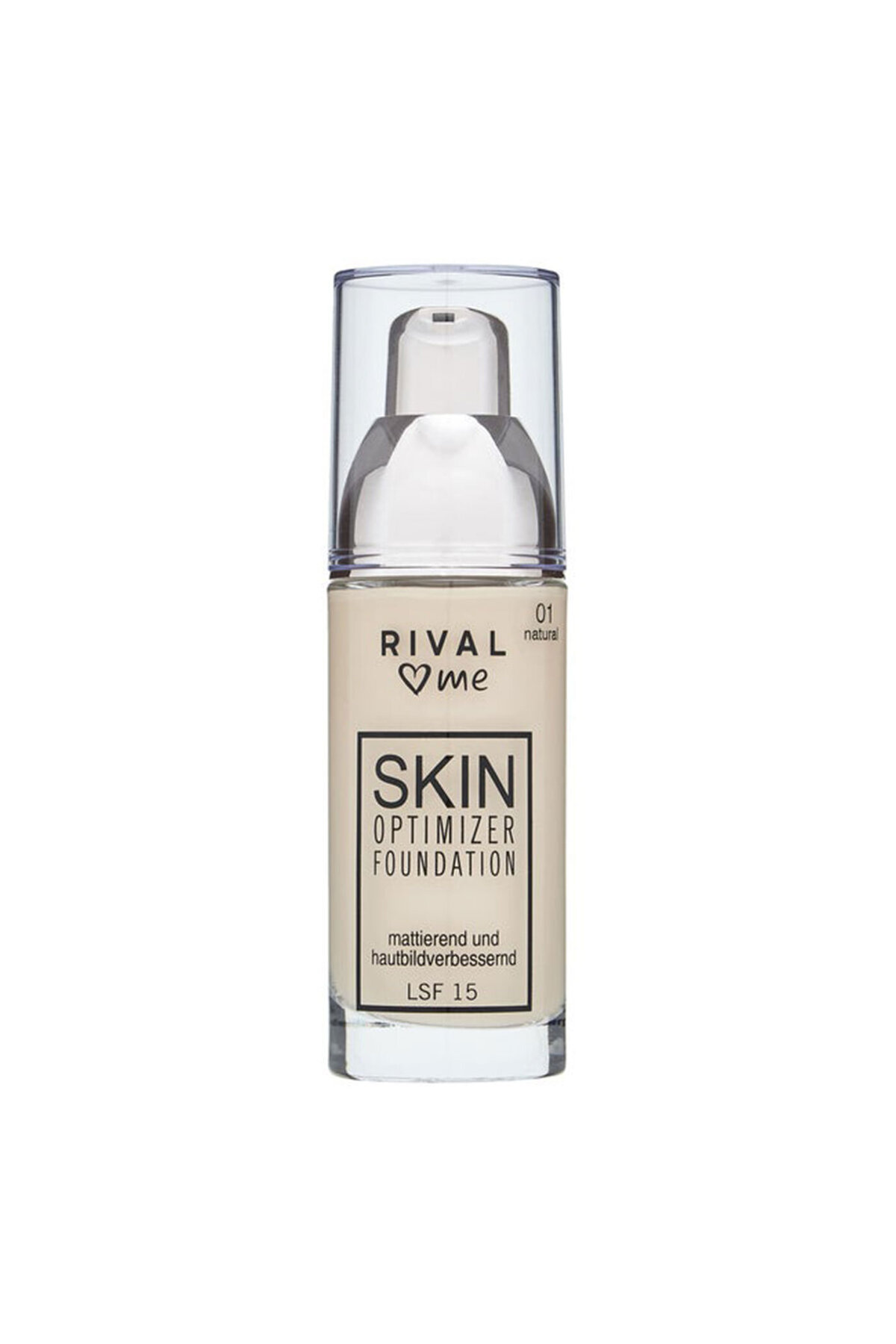 Rival Loves Me Fondöten Skin Optimizer No:01 Natural 30 ml