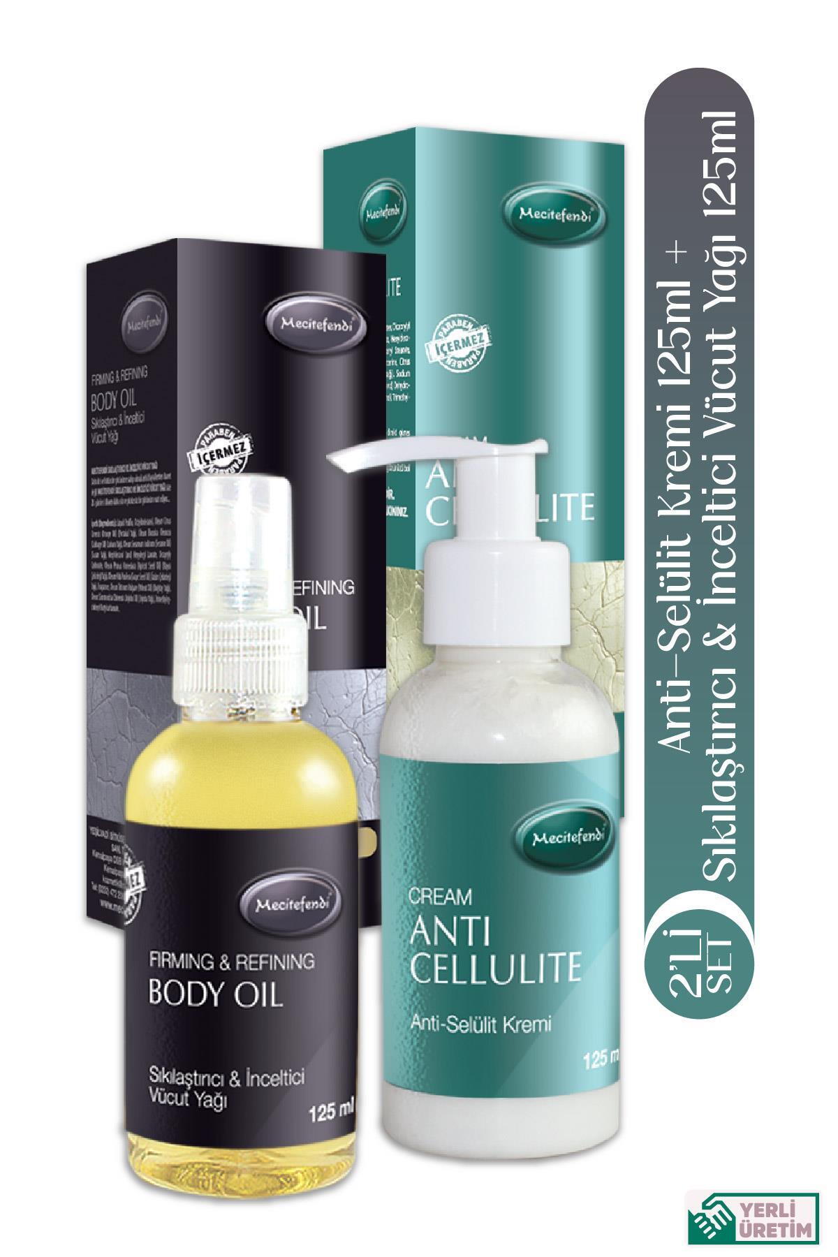 Mecitefendi Anti Selülit Kremi 125 ml + Vücut Bakım Sıkılaştırıcı Yağ 125 ml — MM5-385