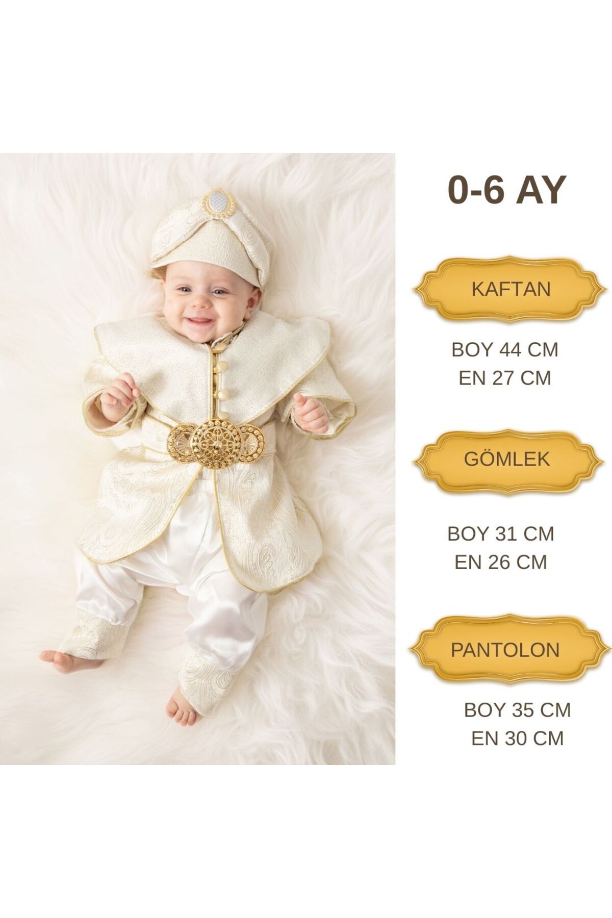 Petite Ponpon Baby Erkek Bebek Mevlütlük Sünnetlik Sünnet Kıyafeti Erkek Çocuk 1 yaş Bebek hediye fotoğrafı 3 (önizleme)