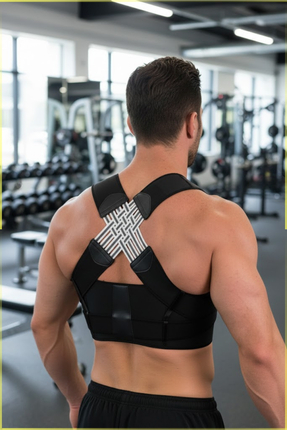 Wiforte Dik Duruş Korsesi – Kamburluk Önleyici, Skolyoz ve Kifoz Destekli, Ay...