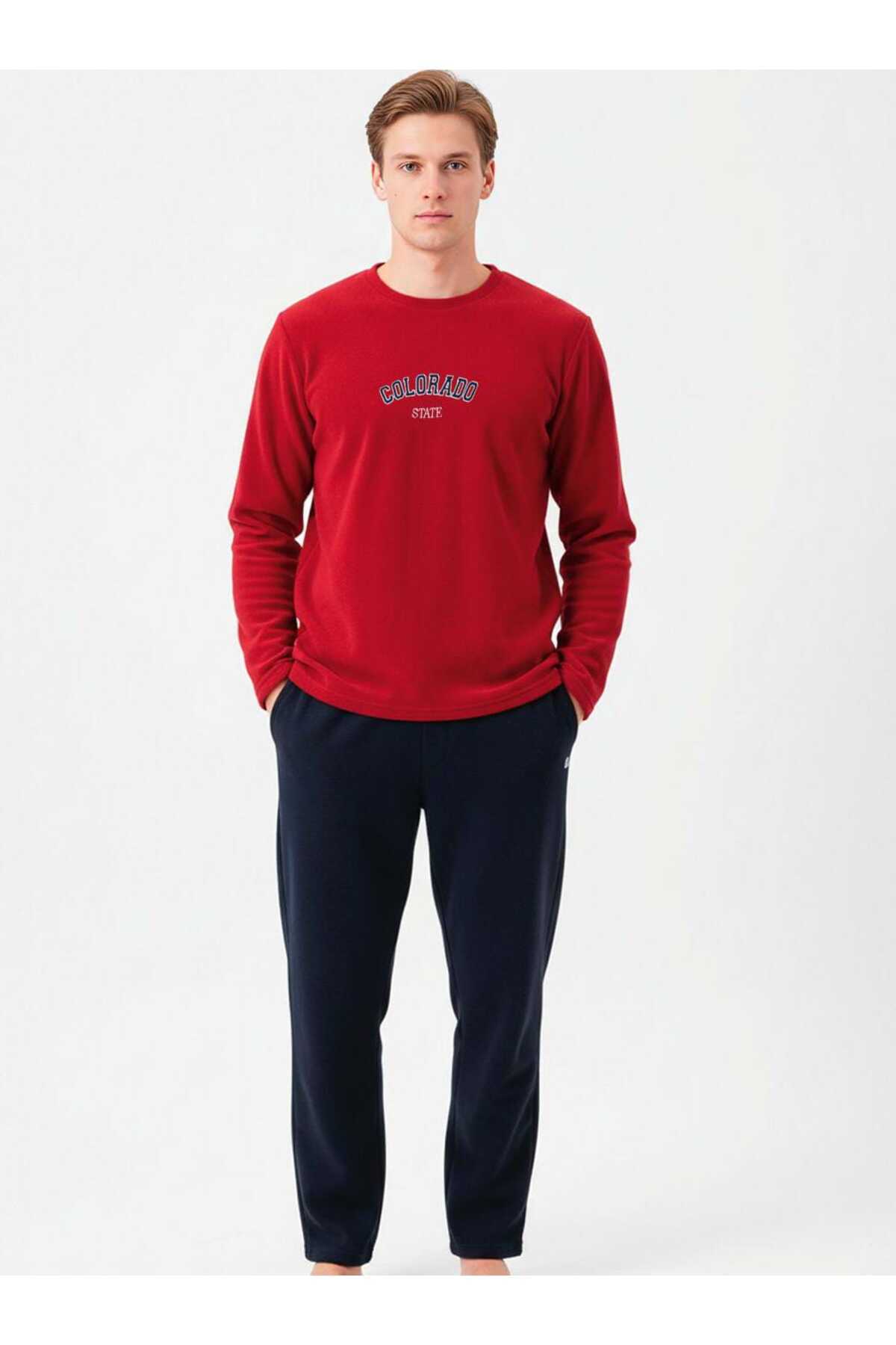 Sude HOMEWEAR Erkek Polar Pijama Takımı