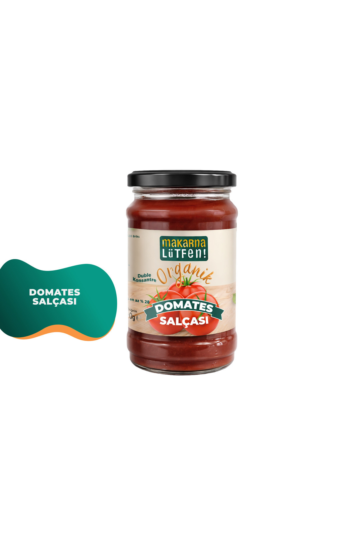 Makarna Lütfen Organik Domates Salçası (310 g) fotoğrafı 2 (önizleme)