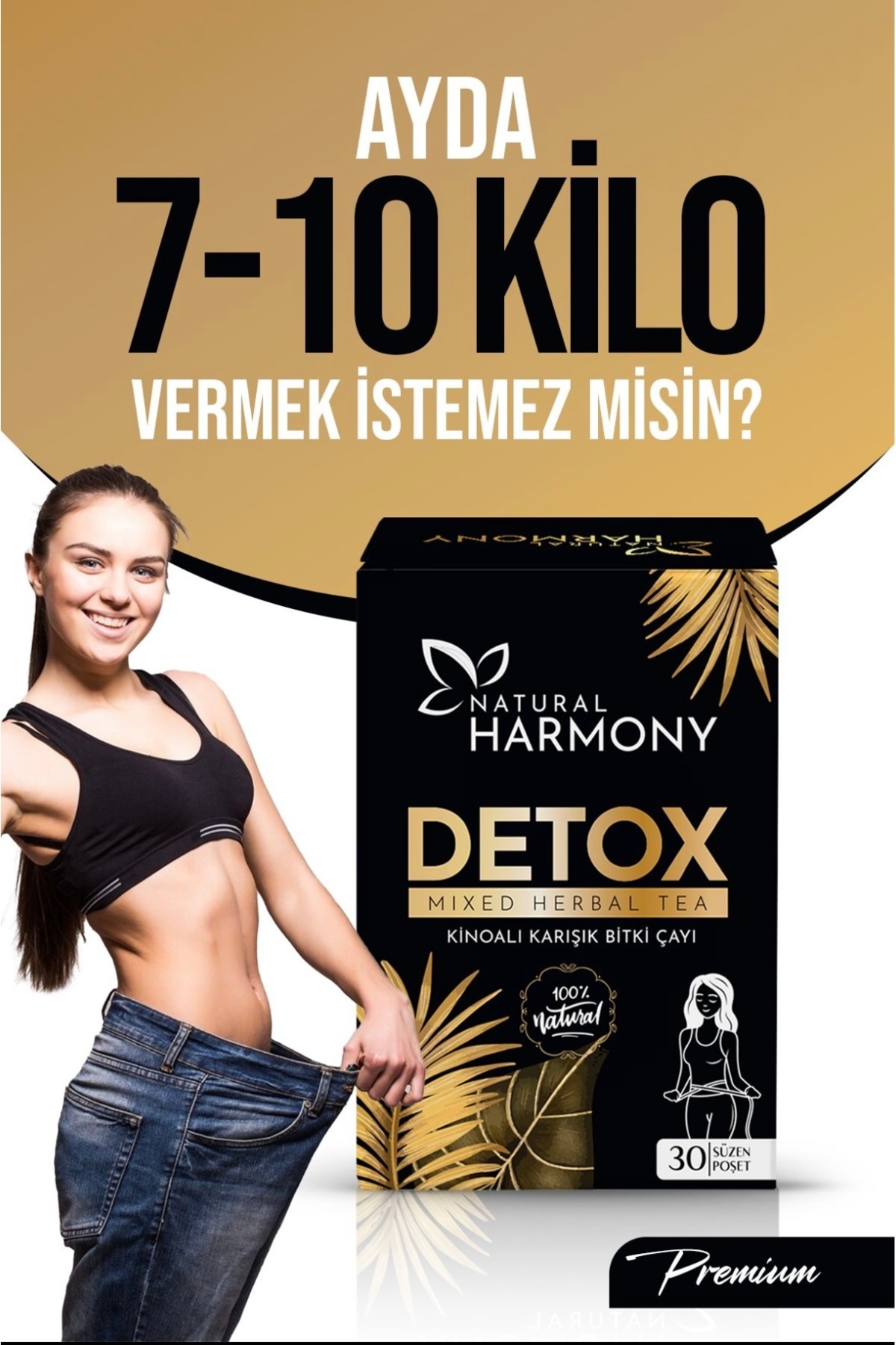 Harmony Zayıflamak kilo vermeye yardımcı Diyet Form çayı & Özel Bitkisel kinoalı detoks çayı 1 kutu
