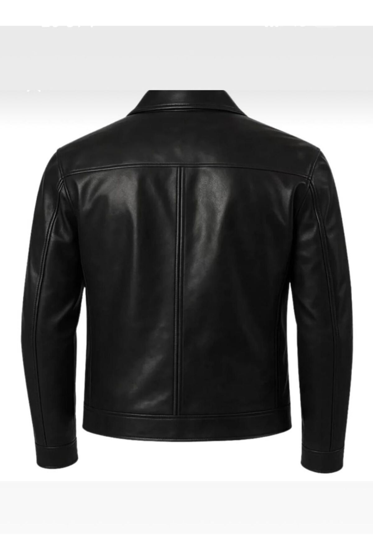 MALVİNEYU  %/100 kuzu derisi erkek deri mont - Görsel 3