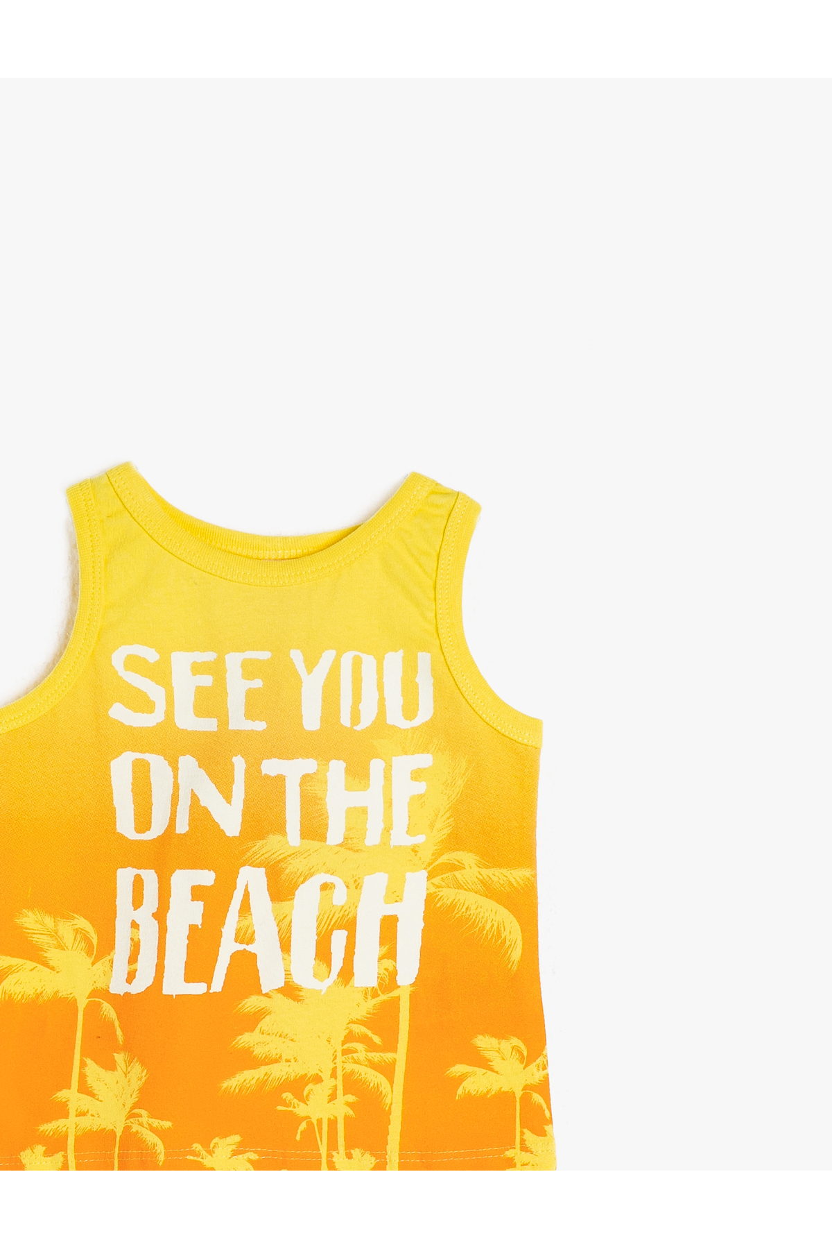 Koton Erkek Bebek Sarı Atlet fotoğrafı 3 (önizleme)