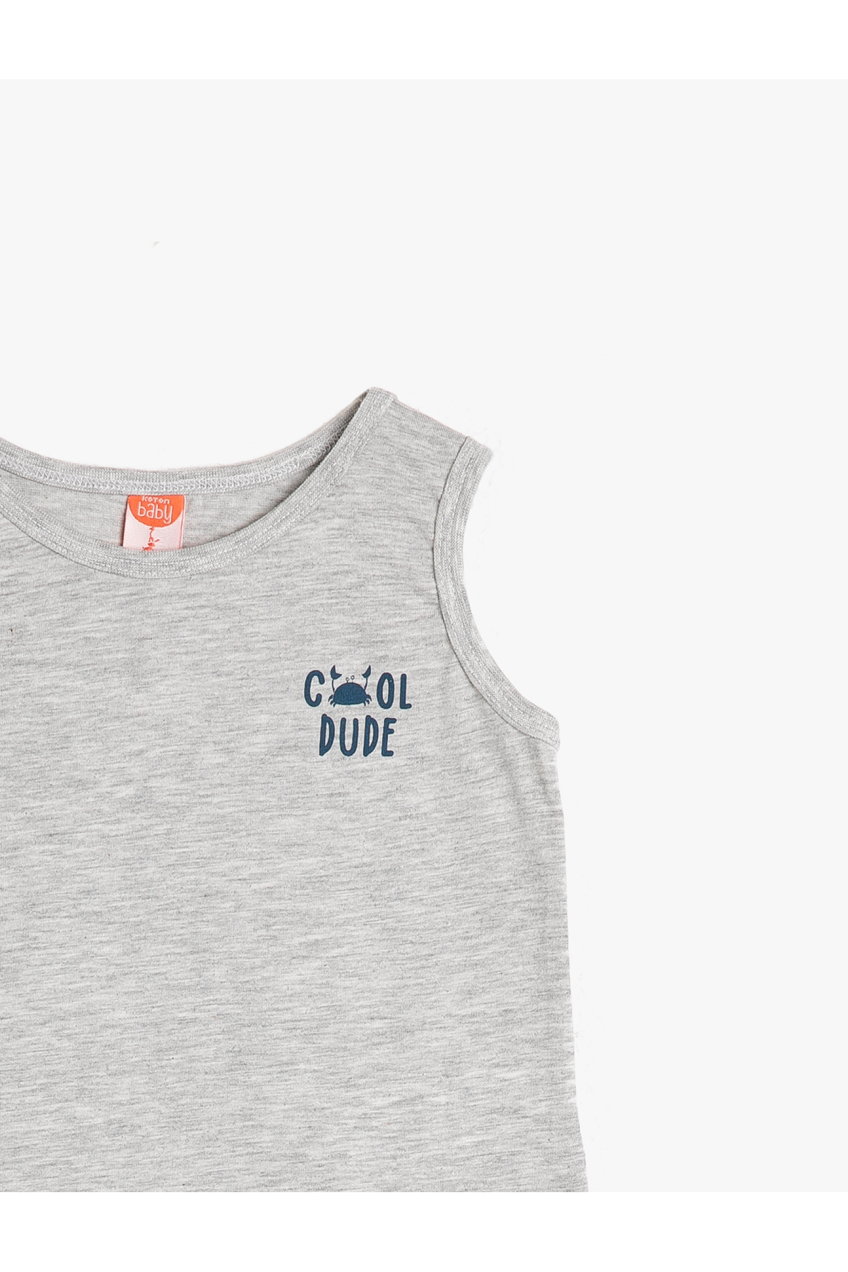 Koton Erkek Bebek Gri Atlet fotoğrafı 3 (önizleme)