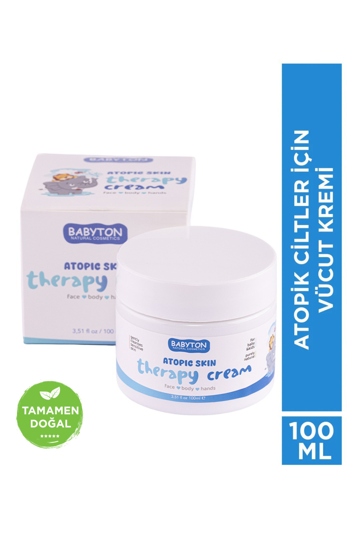 BABYTON Atopik Ciltler İçin Doğal Vücut Kremi 100 ml