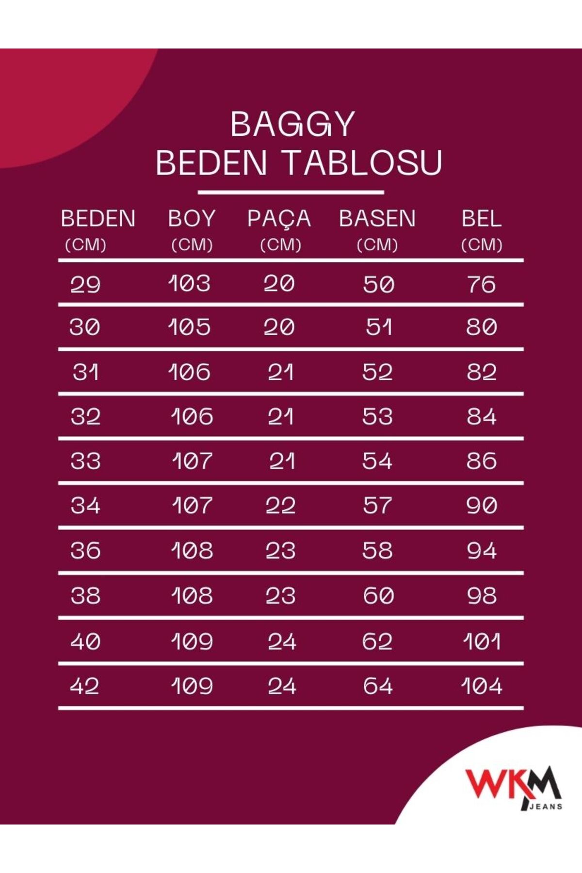 WKM  Erkek Casual Baggy Denim Jean Kot Pantolon - Görsel 7