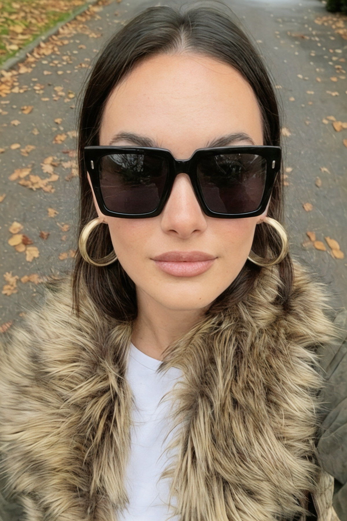 Eyesofia Fiore Siyah Yeni Sezon Vintage Popüler Lüx Kadın Güneş Gözlüğü görsel 6