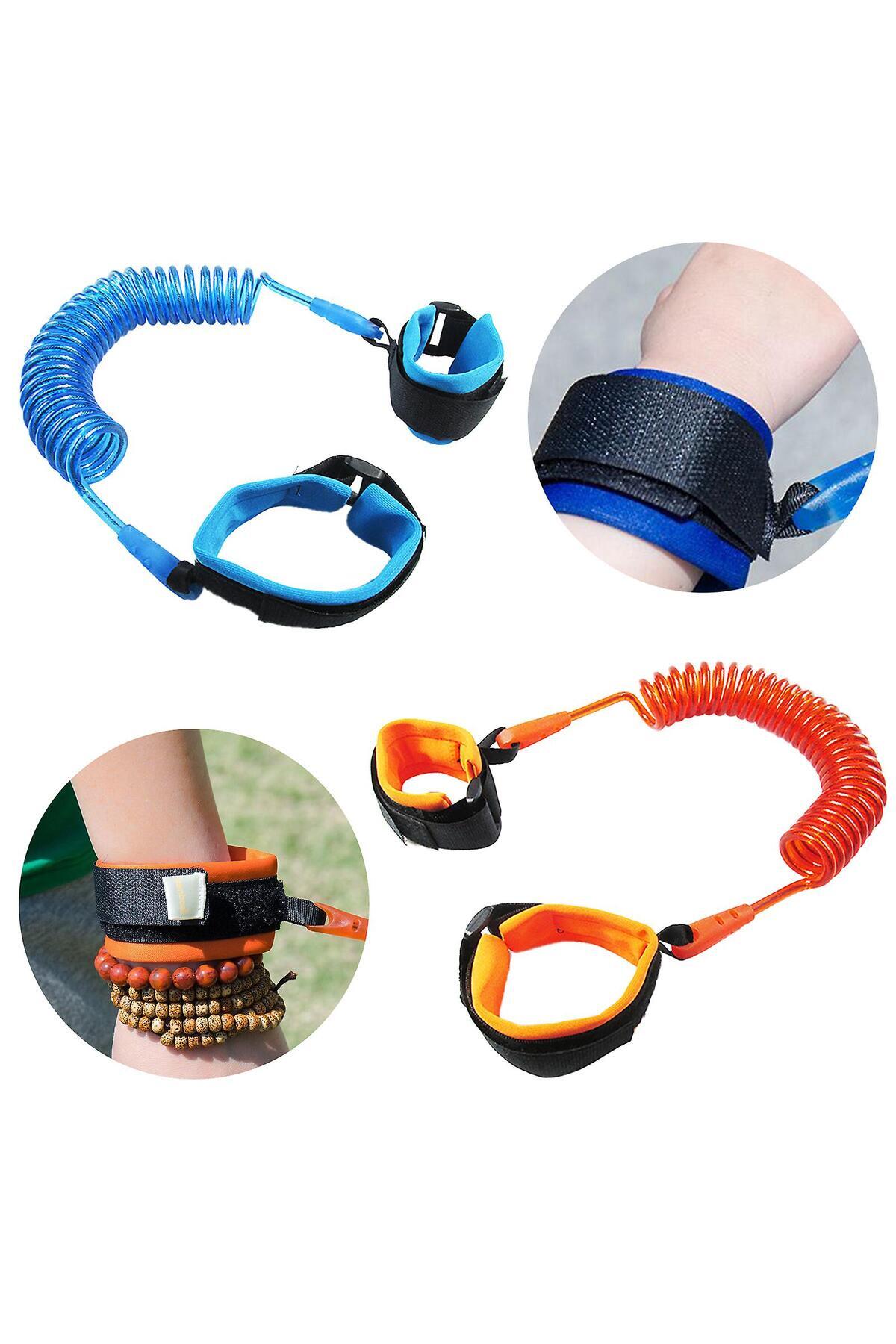 Zey-Al Çocuk Güvenlik Bilekliği – Kayıp Önleyici Kimlik Bilekliği | Hac Umre Güven Çemberi - Turuncu fotoğrafı 3 (önizleme)