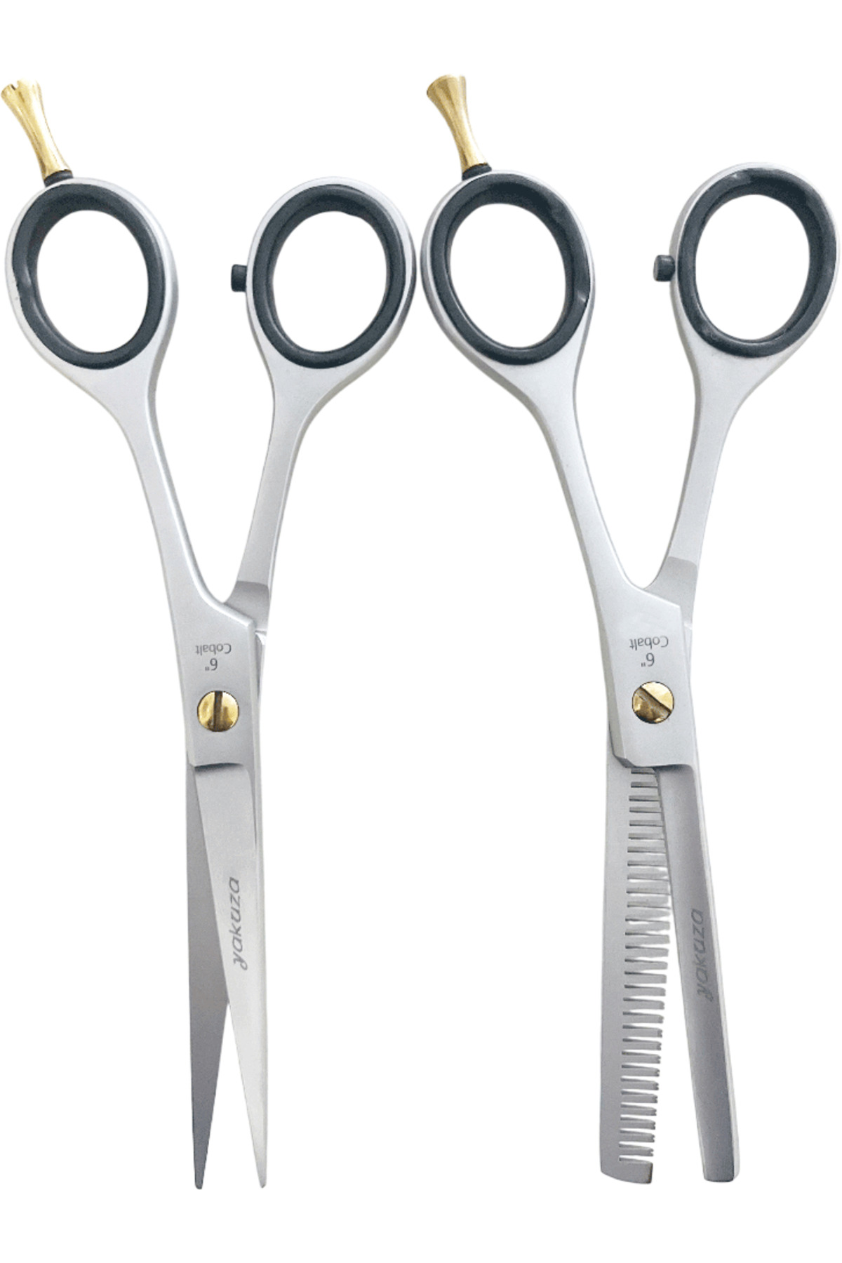 YAKUZA Solingen Cobalt Makas Set Kuaför Berber Makası 6inc Ara Makas 6 Inc