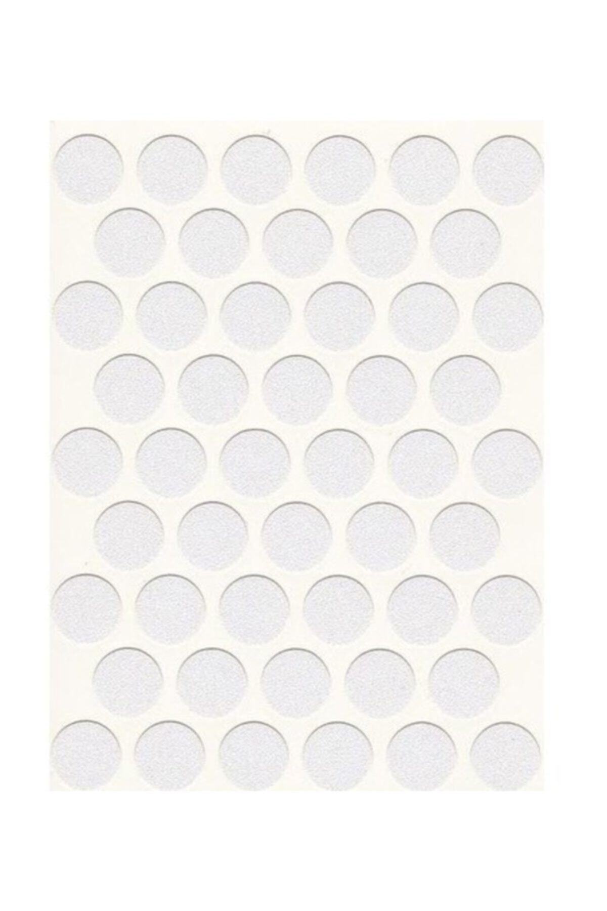 Genel Markalar Trs Yapışkanlı Vida Tapası Beyaz Vida Kapatıcı (50 Adet) - Vida